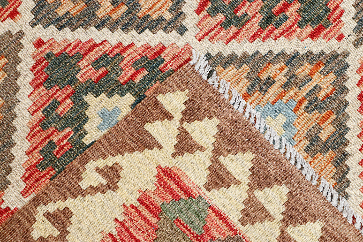 3' X 5' Multy Handmade Veggie Dye Kilim Rug Rectangular