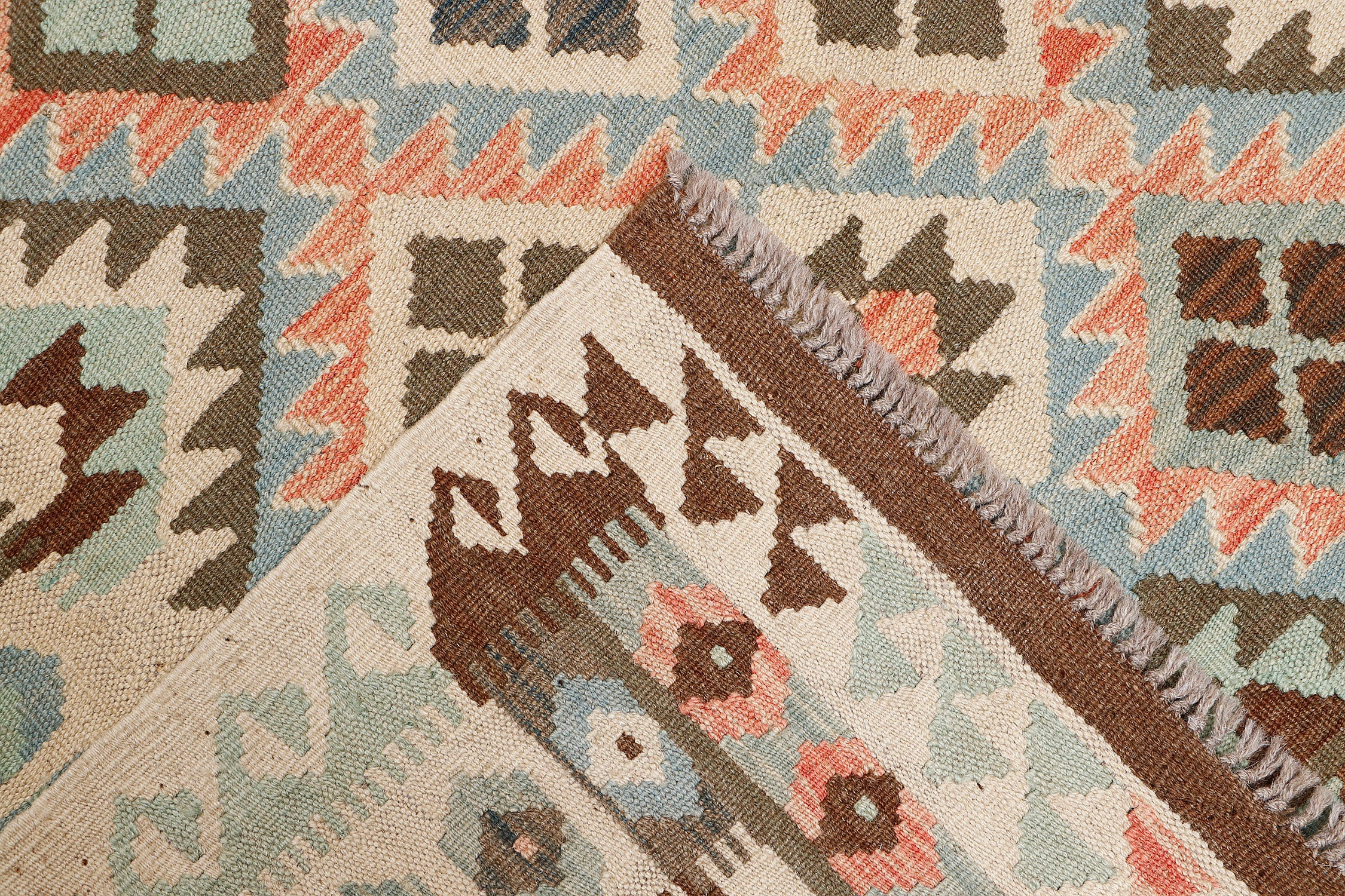 3' X 5' Multy Handmade Veggie Dye Kilim Rug Rectangular