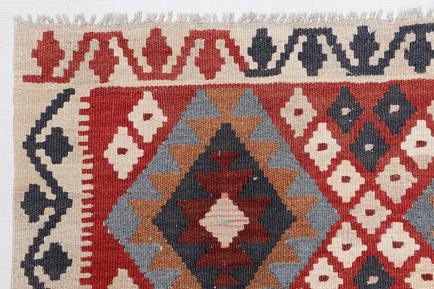 3' X 5' Multy Handmade Veggie Dye Kilim Rug Rectangular