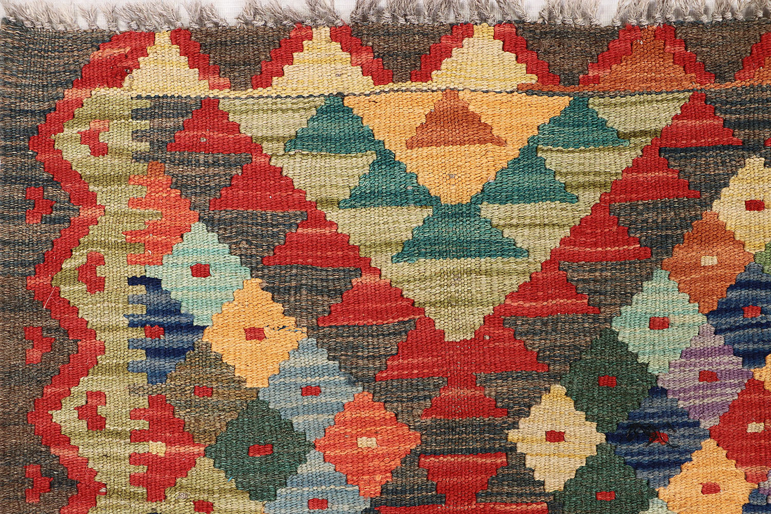 3' X 5' Multy Handmade Veggie Dye Kilim Rug Rectangular