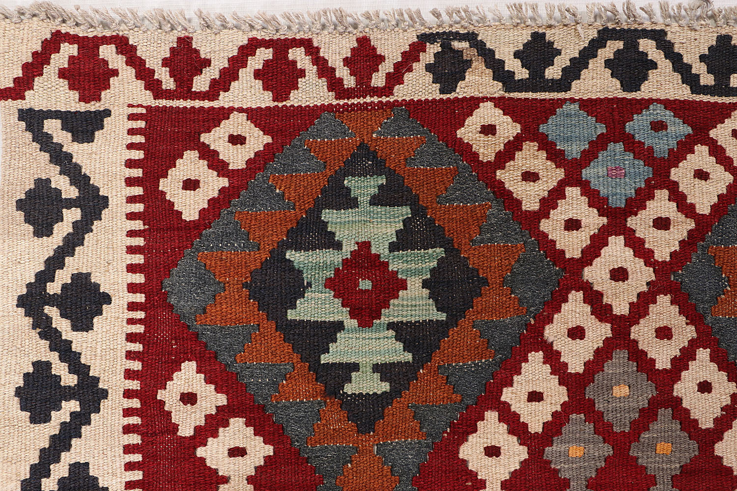 3' X 5' Multy Handmade Veggie Dye Kilim Rug Rectangular