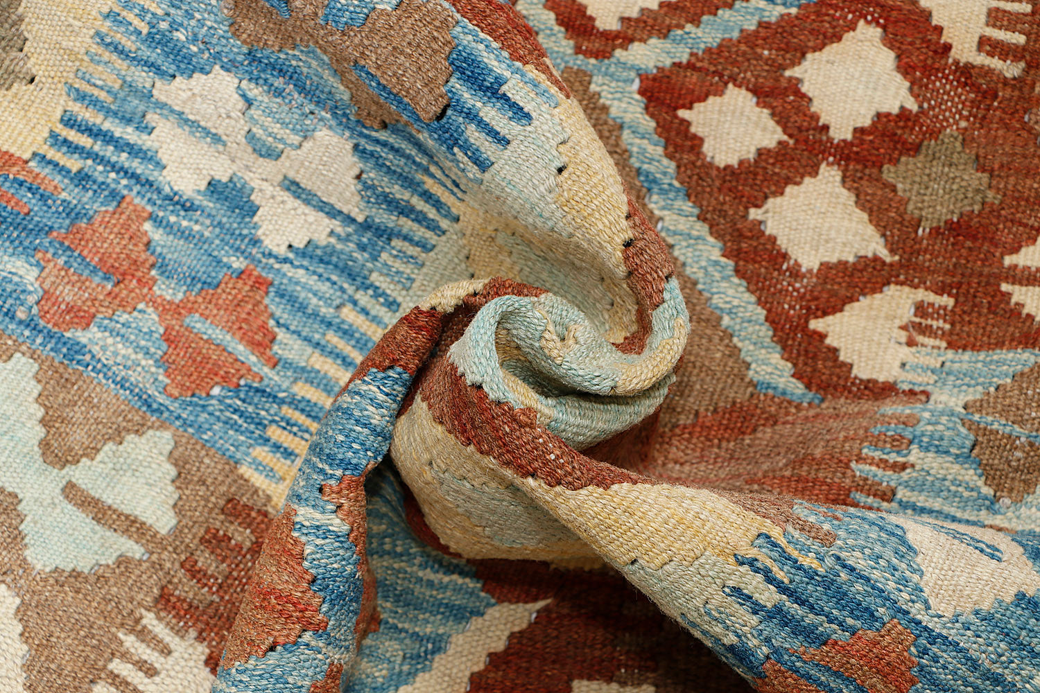 3' X 5' Multy Handmade Veggie Dye Kilim Rug Rectangular