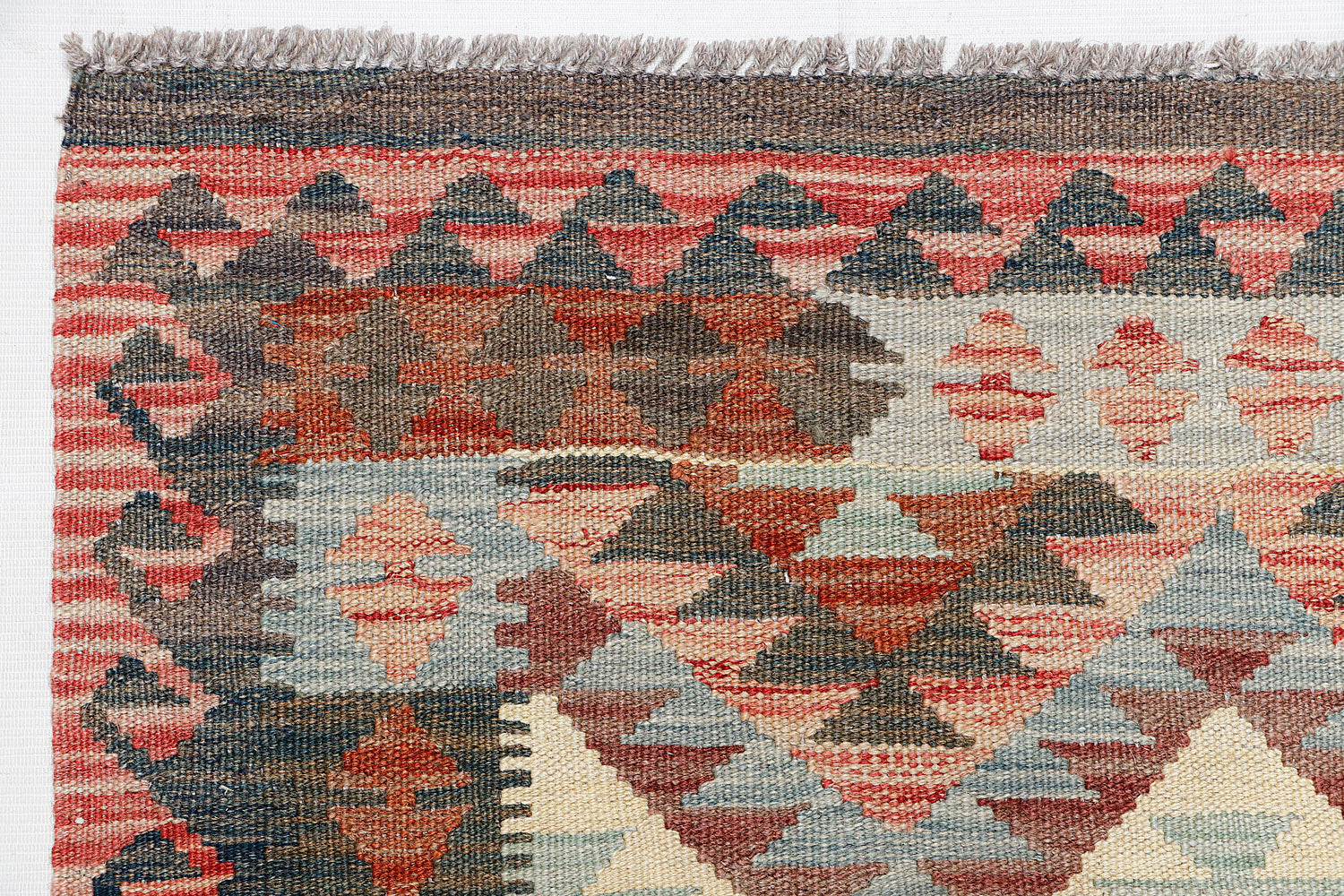 3' X 5' Multy Handmade Veggie Dye Kilim Rug Rectangular