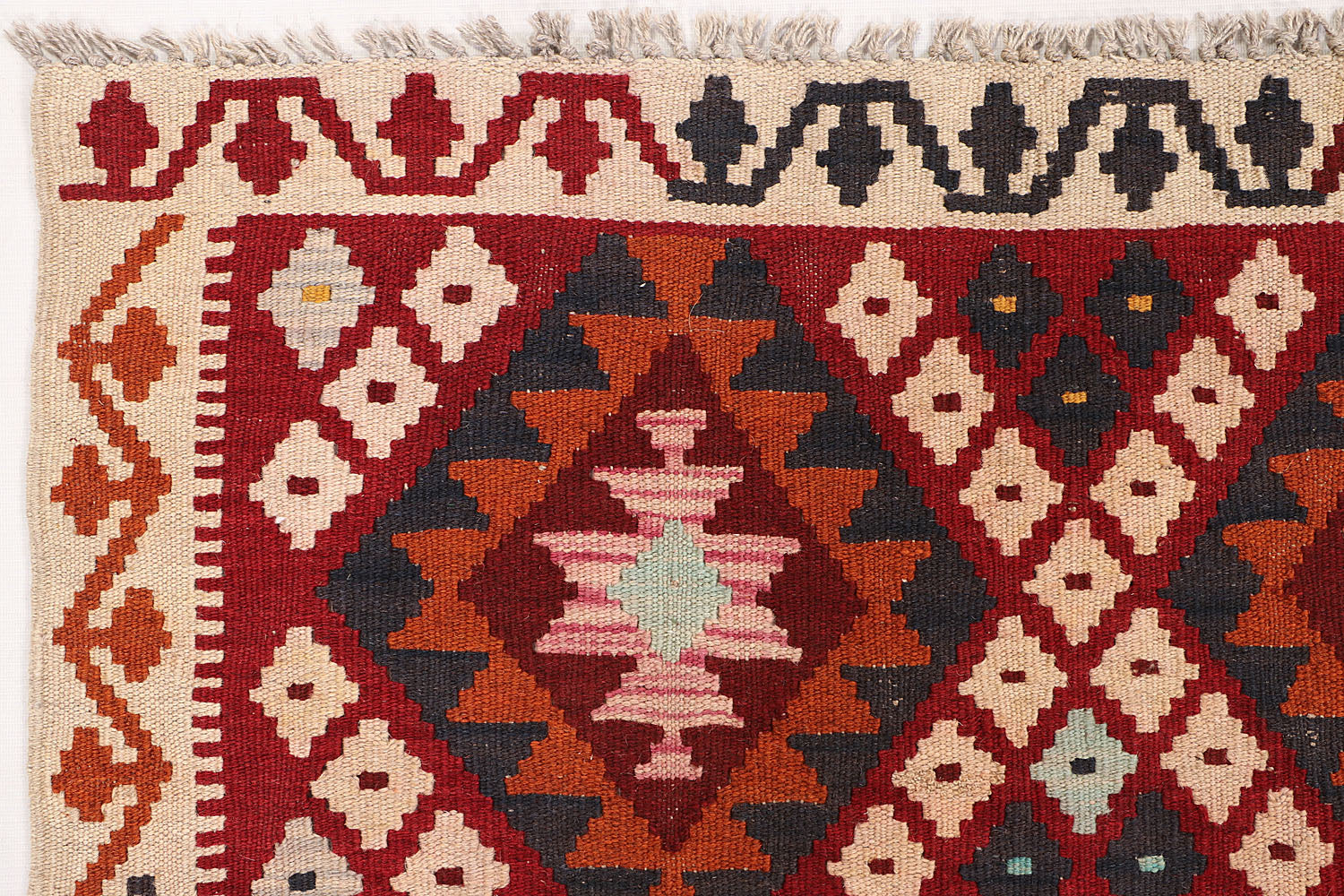 3' X 5' Multy Handmade Veggie Dye Kilim Rug Rectangular