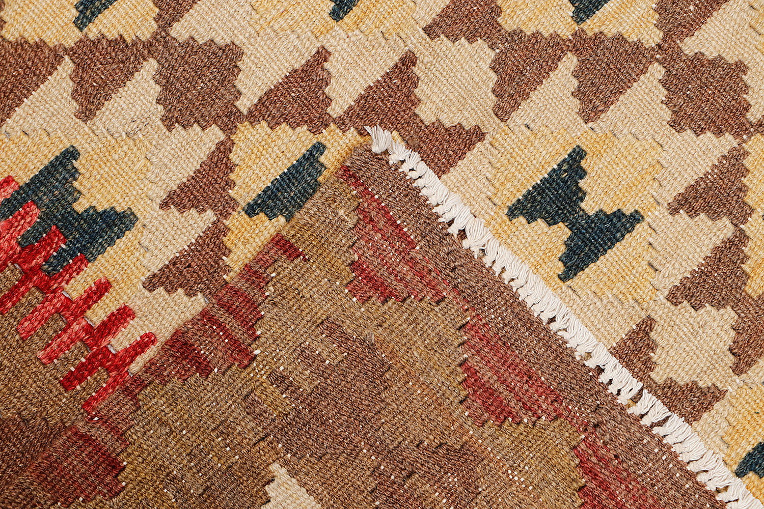 3' X 5' Multy Handmade Veggie Dye Kilim Rug Rectangular