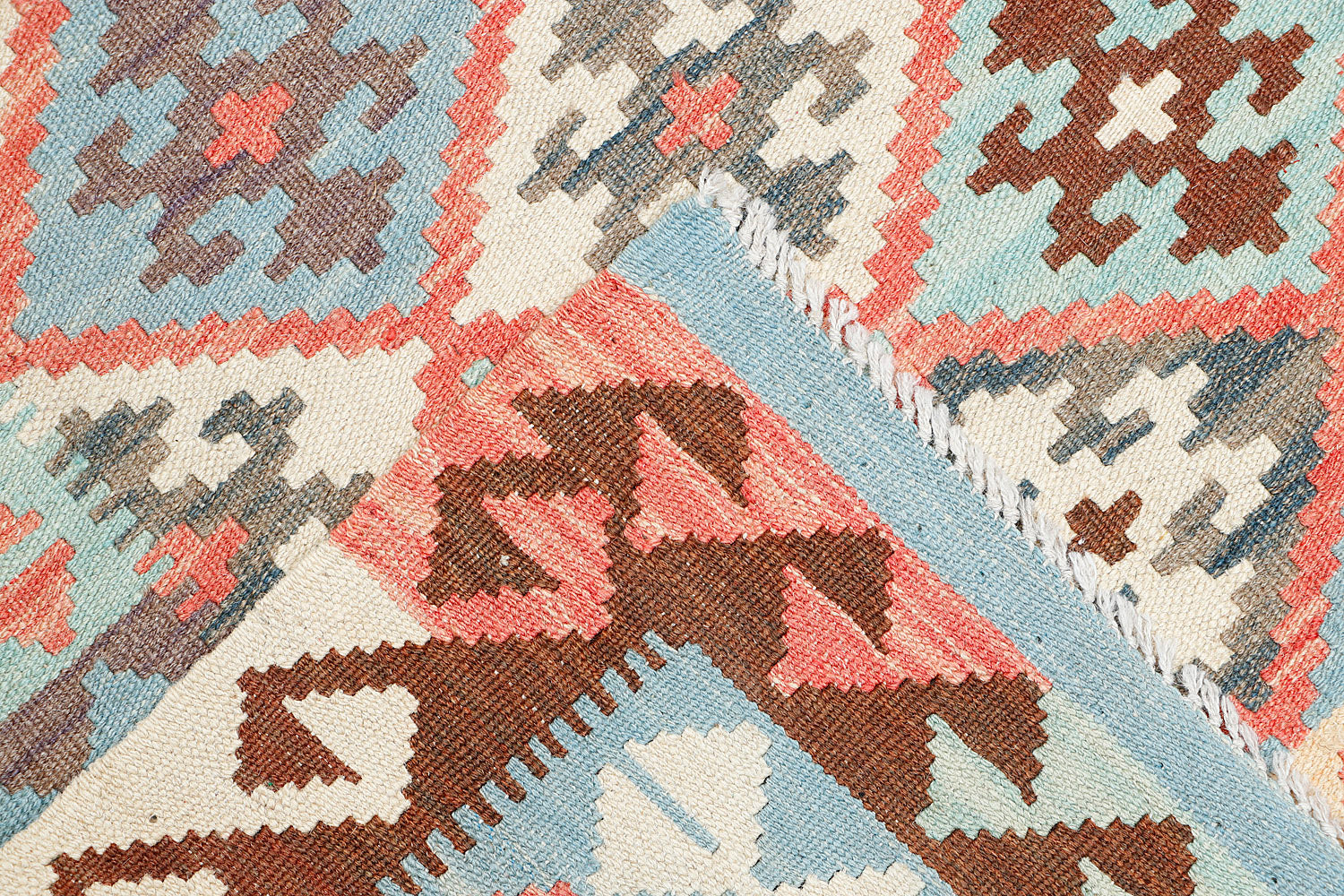 3' X 5' Multy Handmade Veggie Dye Kilim Rug Rectangular