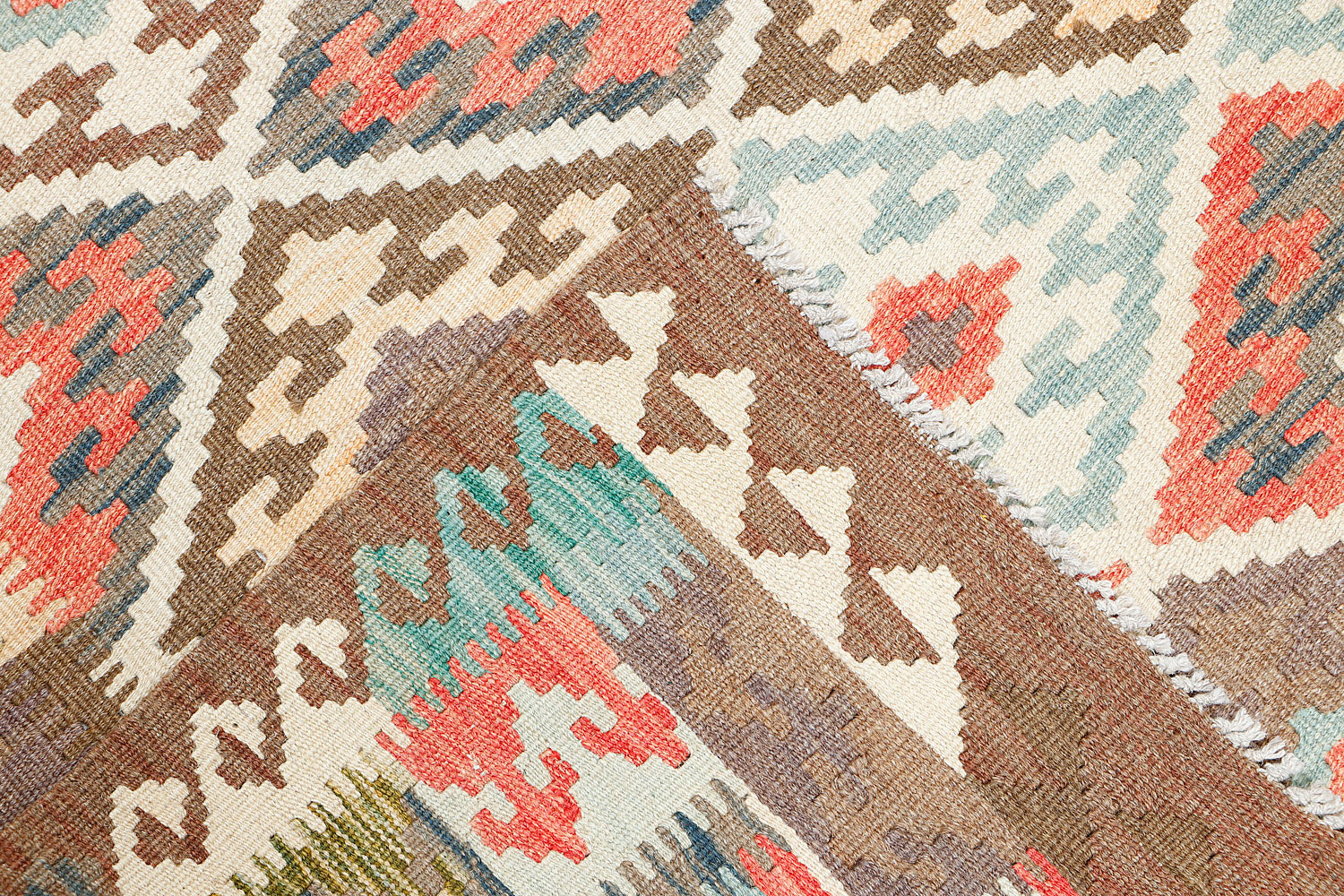 3' X 5' Multy Handmade Veggie Dye Kilim Rug Rectangular