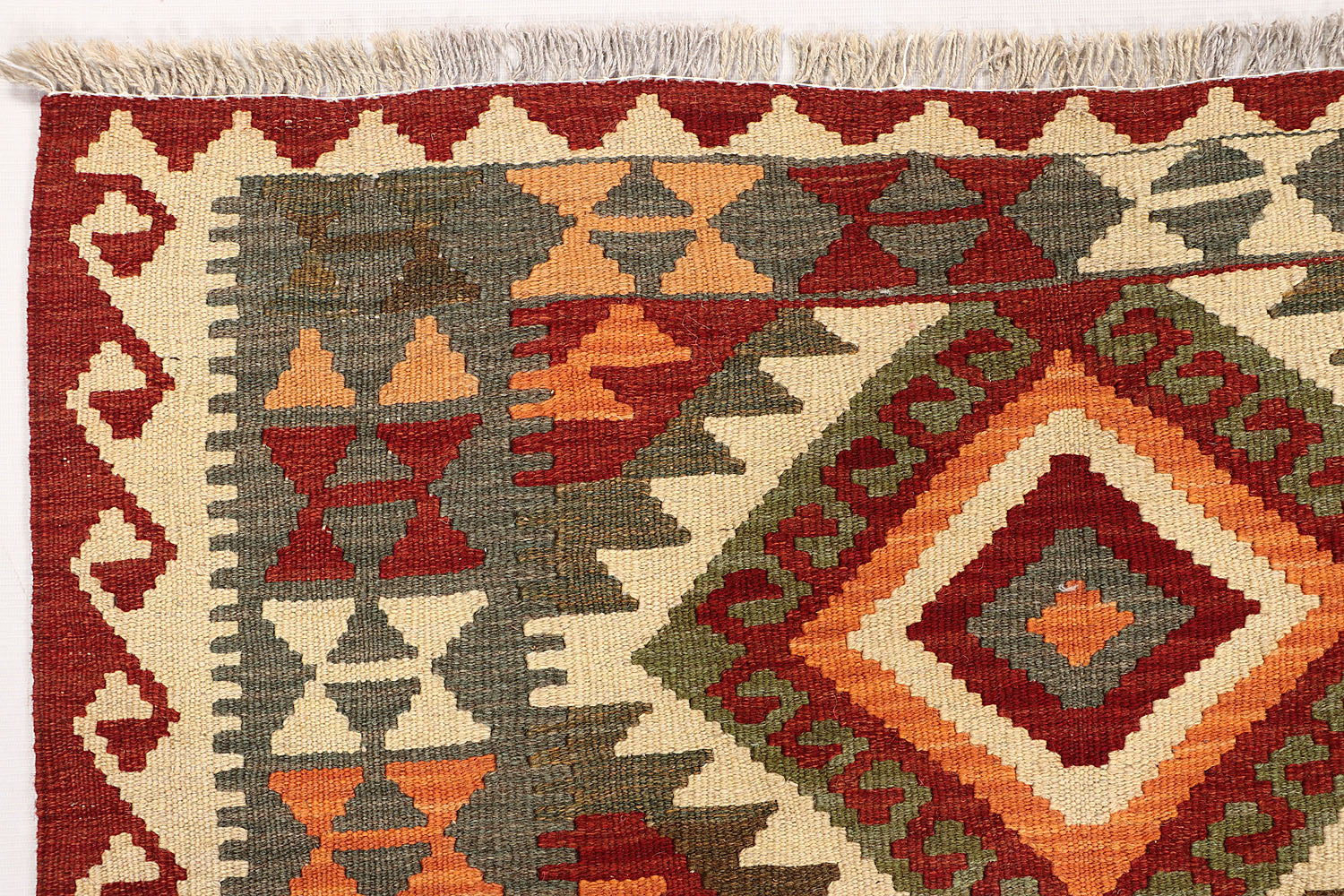 3' X 5' Multy Handmade Veggie Dye Kilim Rug Rectangular