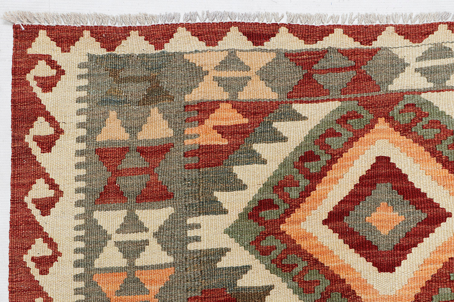 3' X 5' Multy Handmade Veggie Dye Kilim Rug Rectangular
