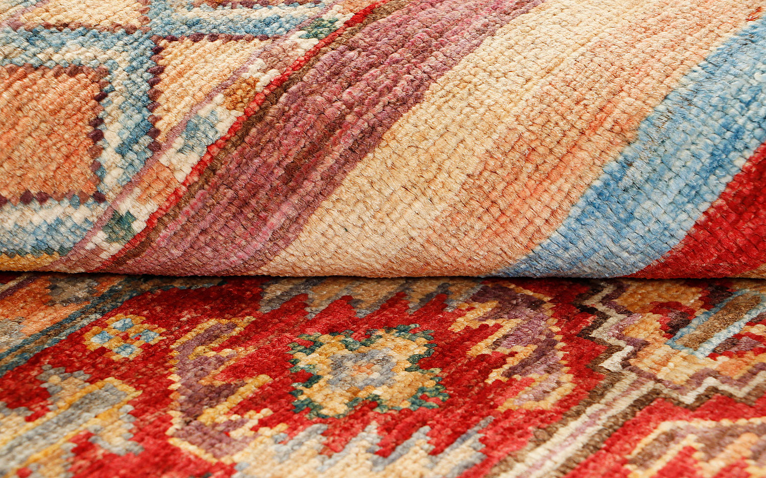 Khurjeen Persian Hand Knotted Wool Rug Multicolor 3' x 4'