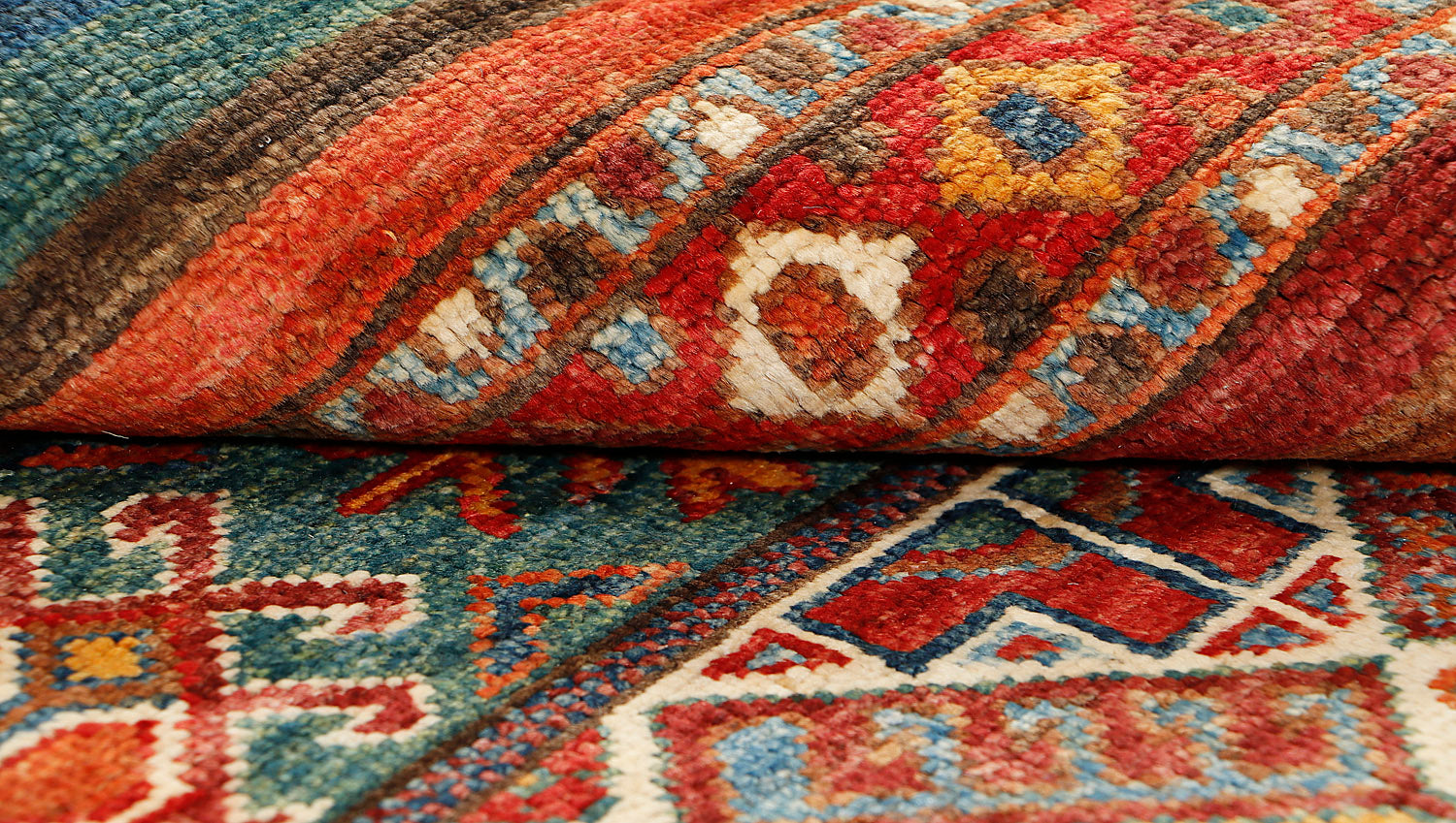 Khurjeen Persian Hand Knotted Wool Rug Multicolor 3' x 4'