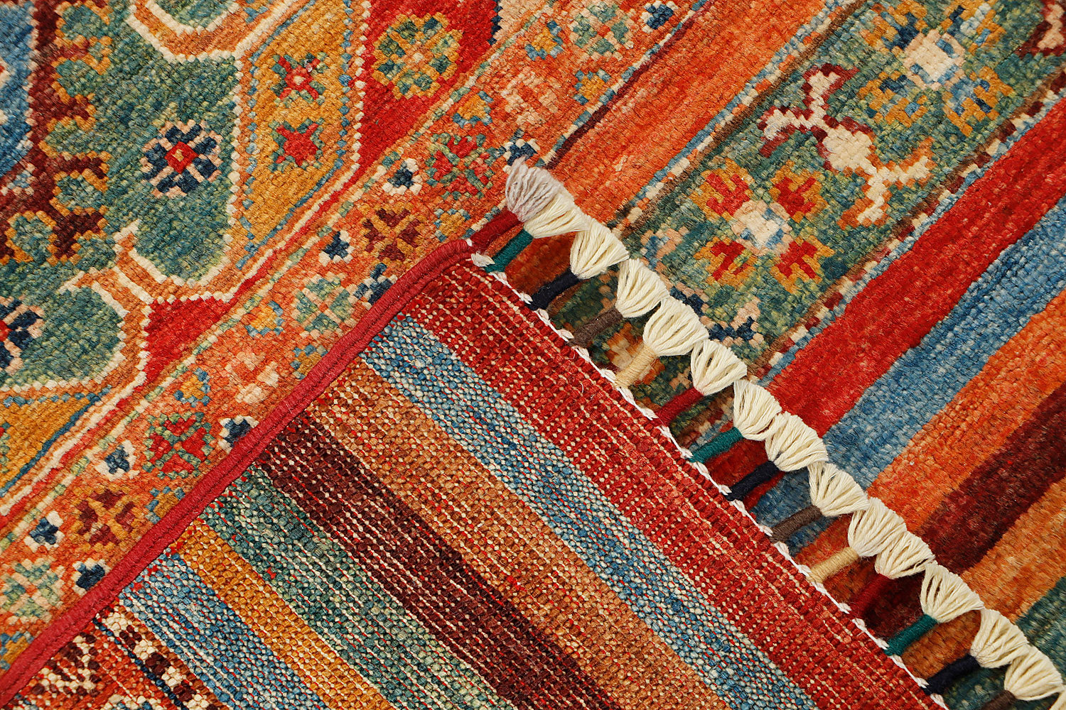 Khurjeen Persian Hand Knotted Wool Rug Multicolor 2'6" x 4'