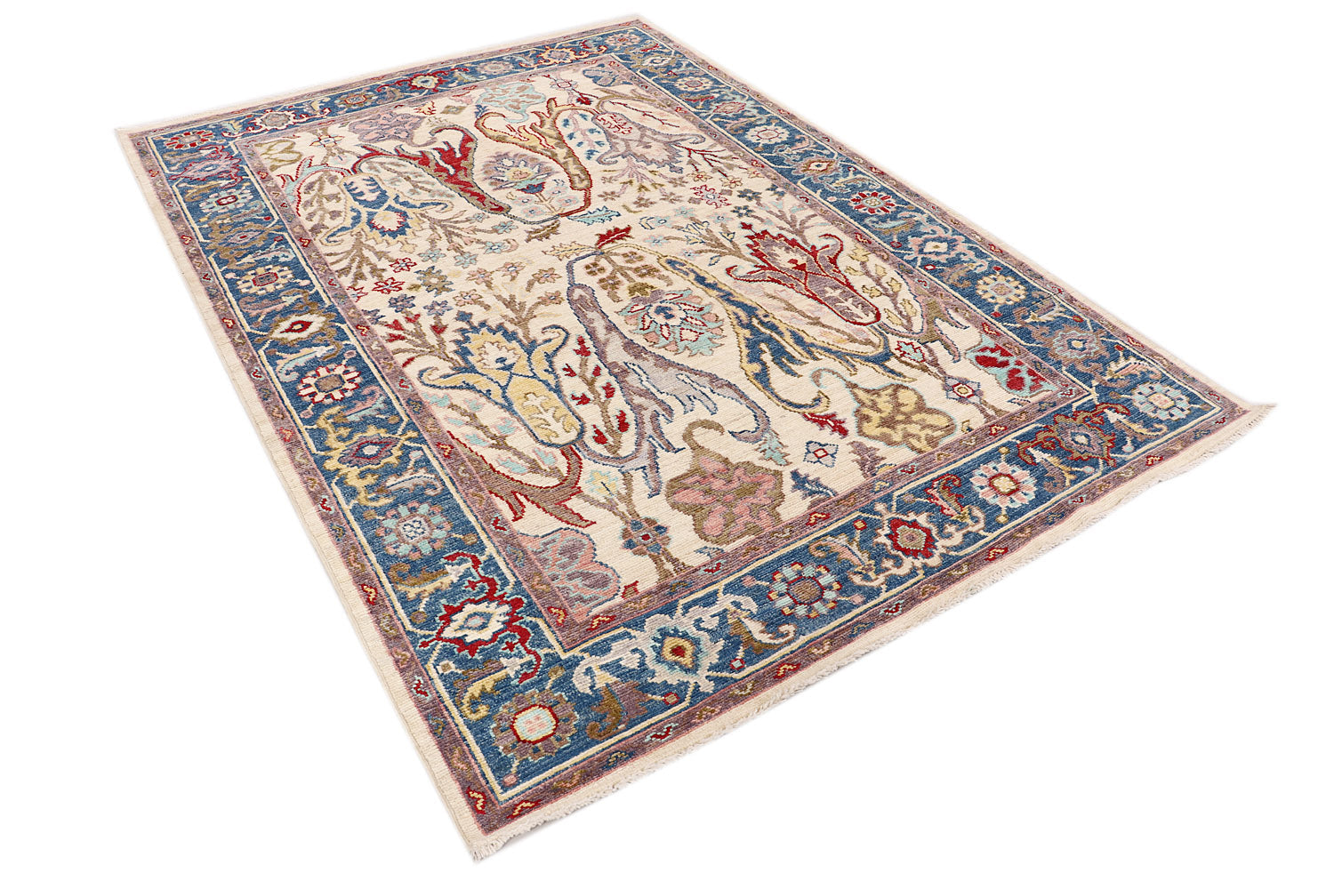 Handmade Turkish Rug OUSHAK