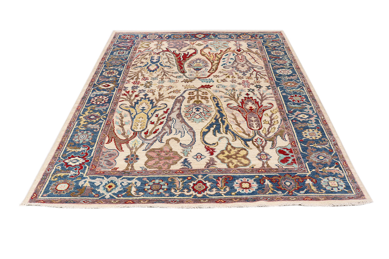 Handmade Turkish Rug OUSHAK