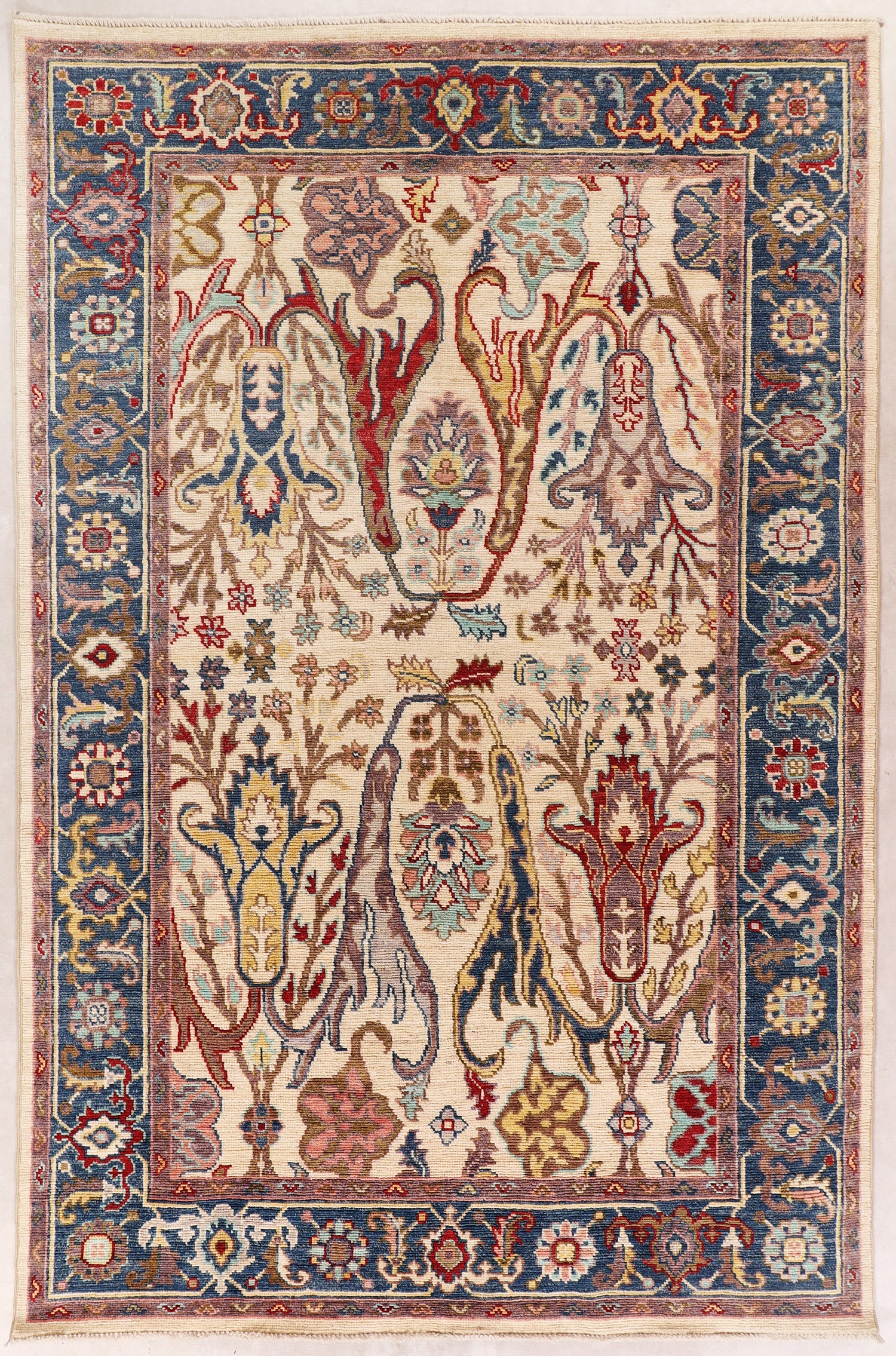 Handmade Turkish Rug OUSHAK