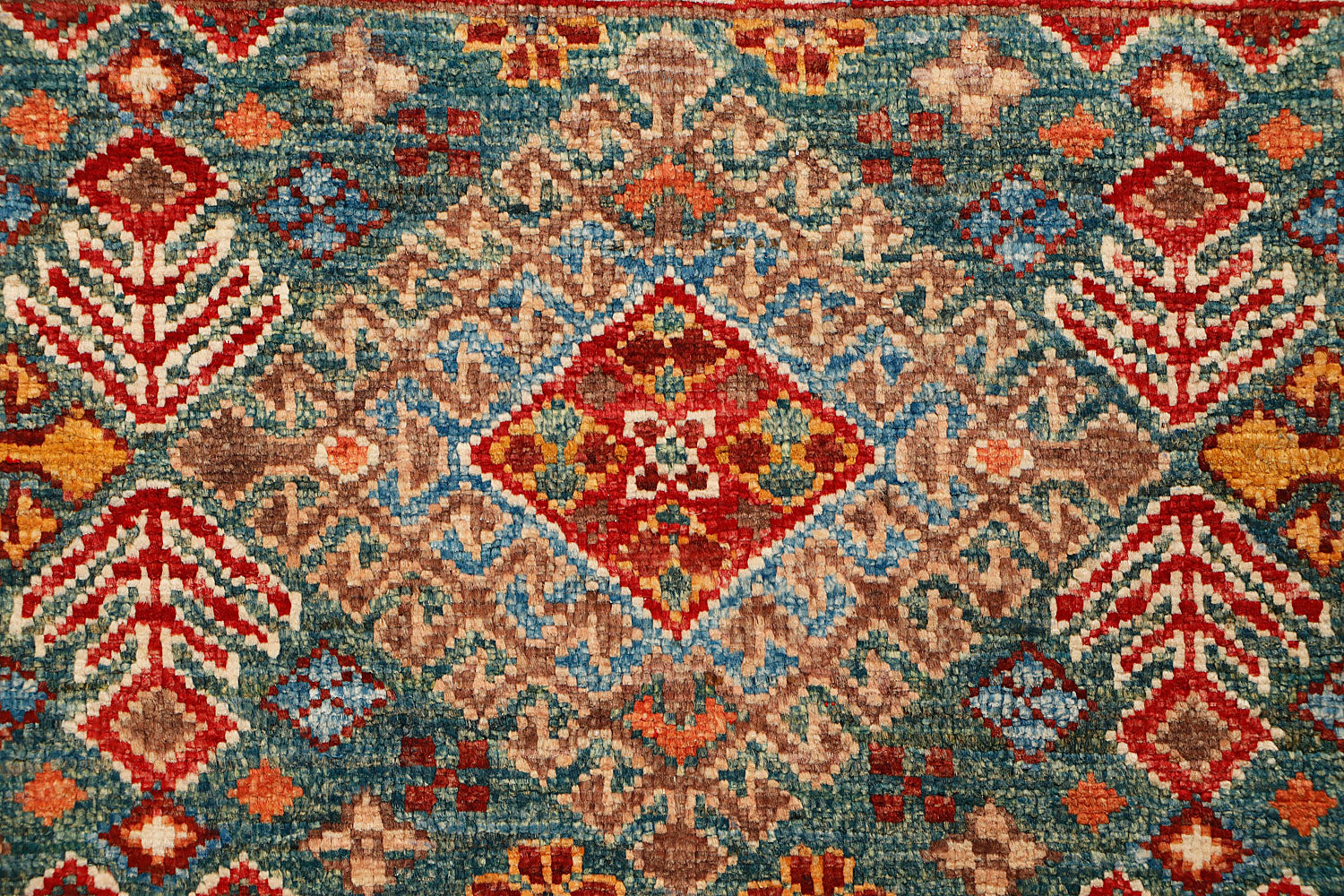 Khurjeen Persian Hand Knotted Wool Rug Multicolor 3' x 4'