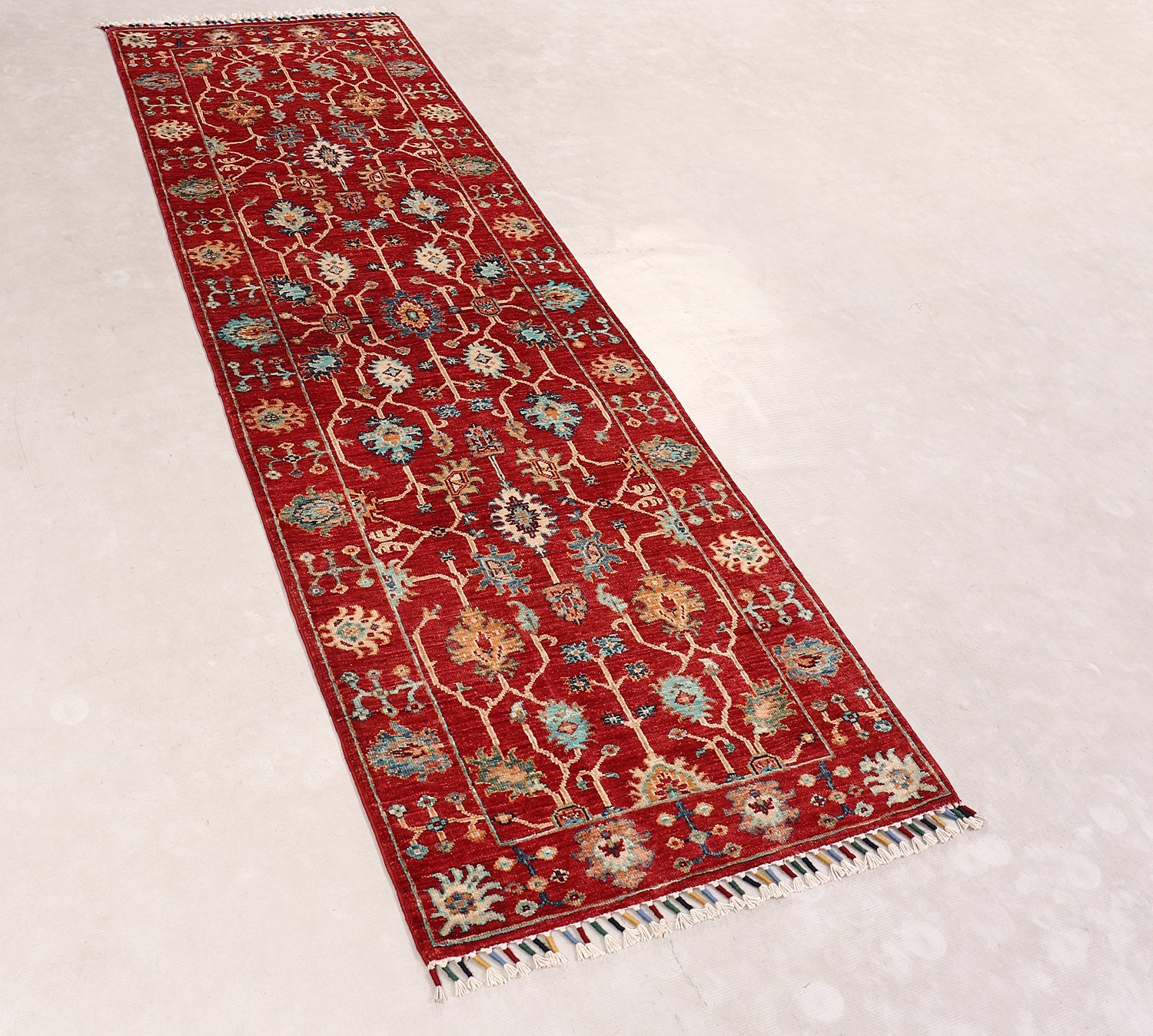 2' 6" x 8' Red Handmade Persian Rug SULTANI Runner