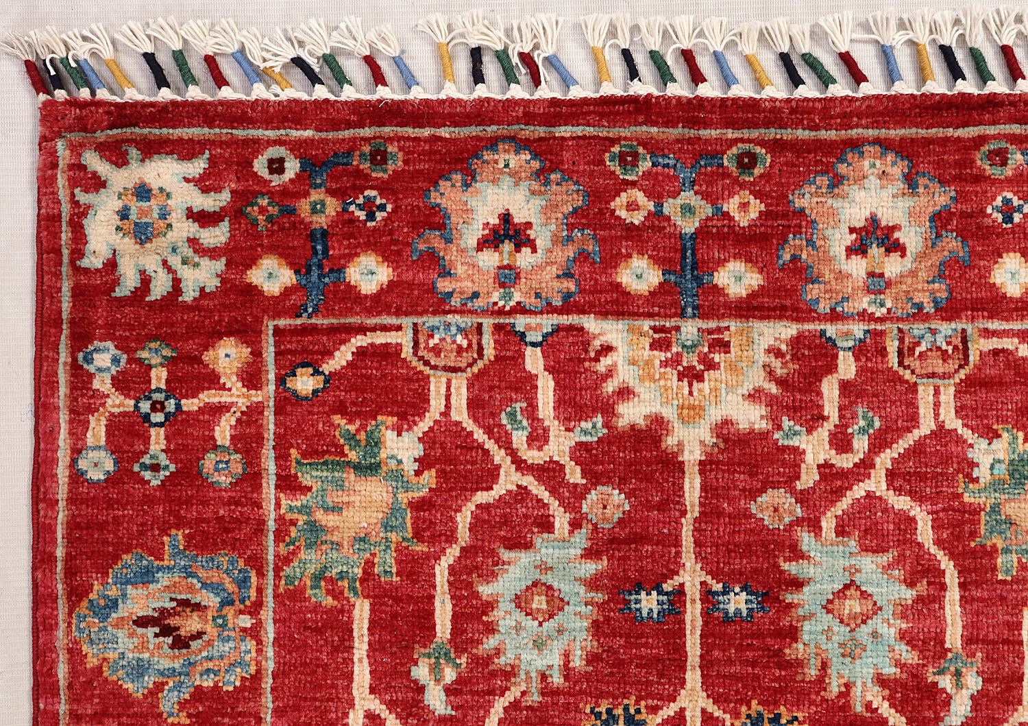 2' 6" x 8' Red Handmade Persian Rug SULTANI Runner