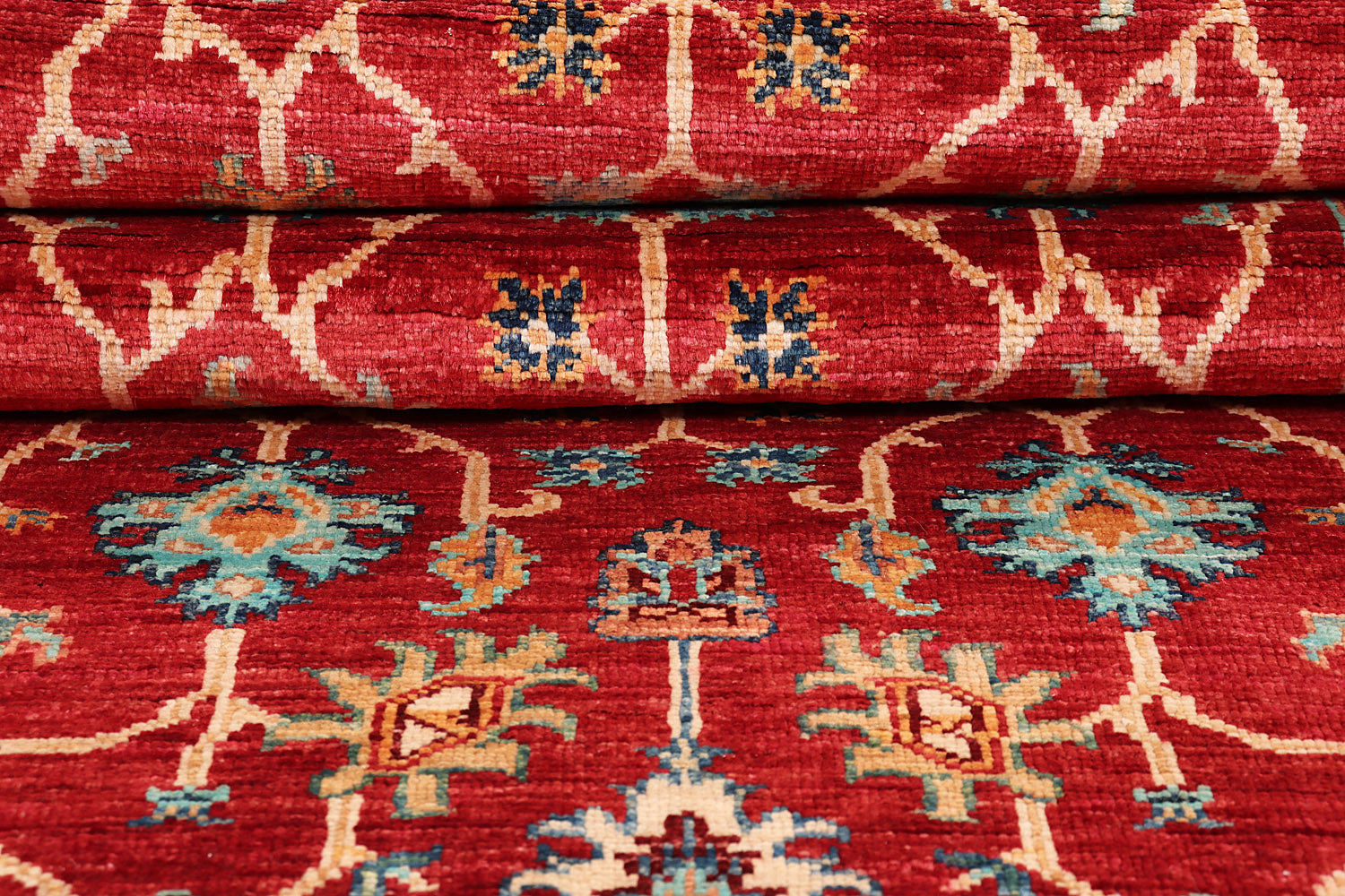 2' 6" x 8' Red Handmade Persian Rug SULTANI Runner