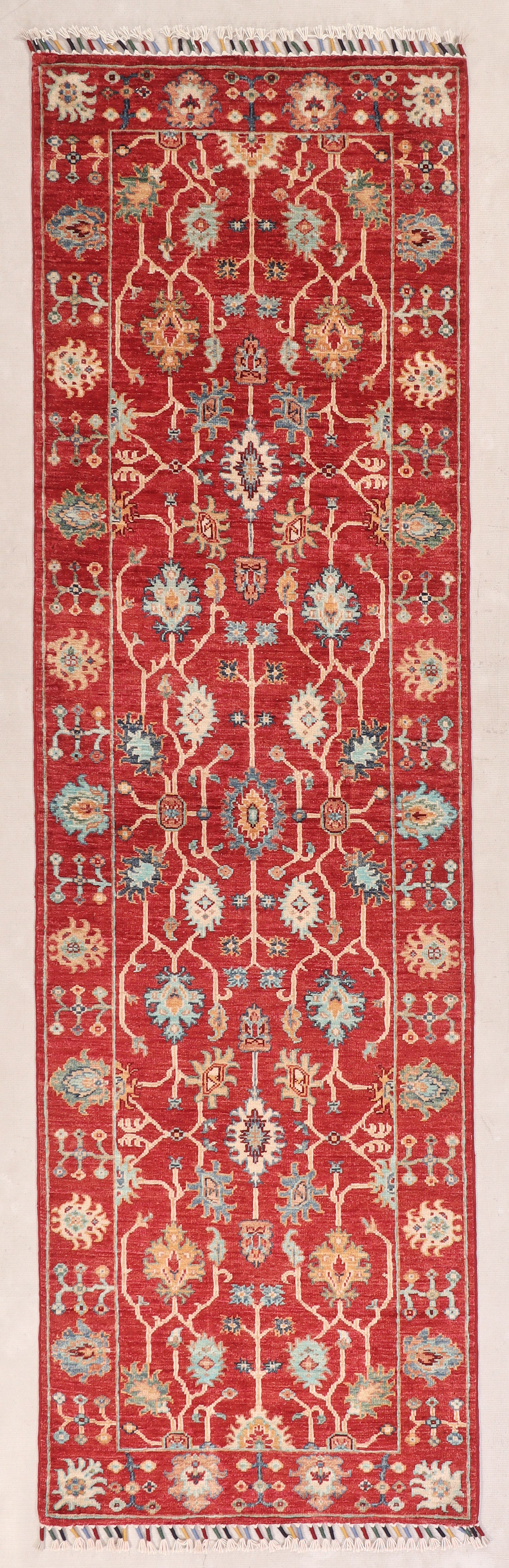 2' 6" x 8' Red Handmade Persian Rug SULTANI Runner