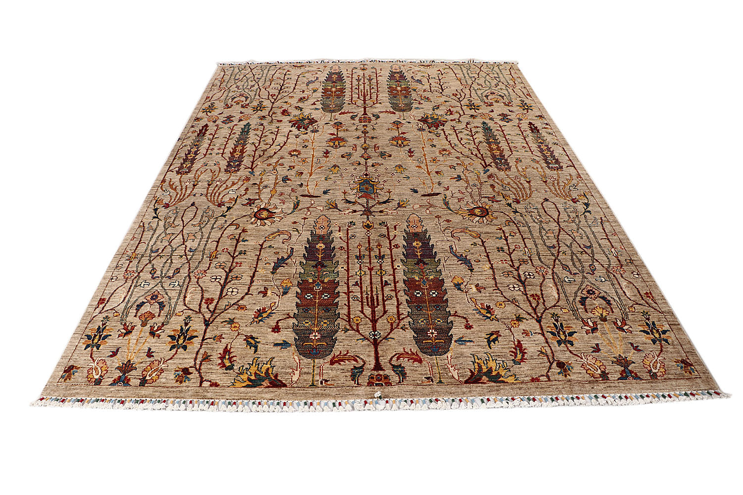 Handmade Persian Rug KHURJEEN