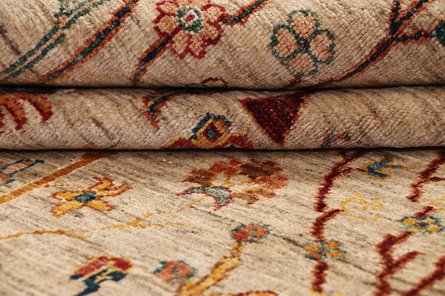 Handmade Persian Rug KHURJEEN