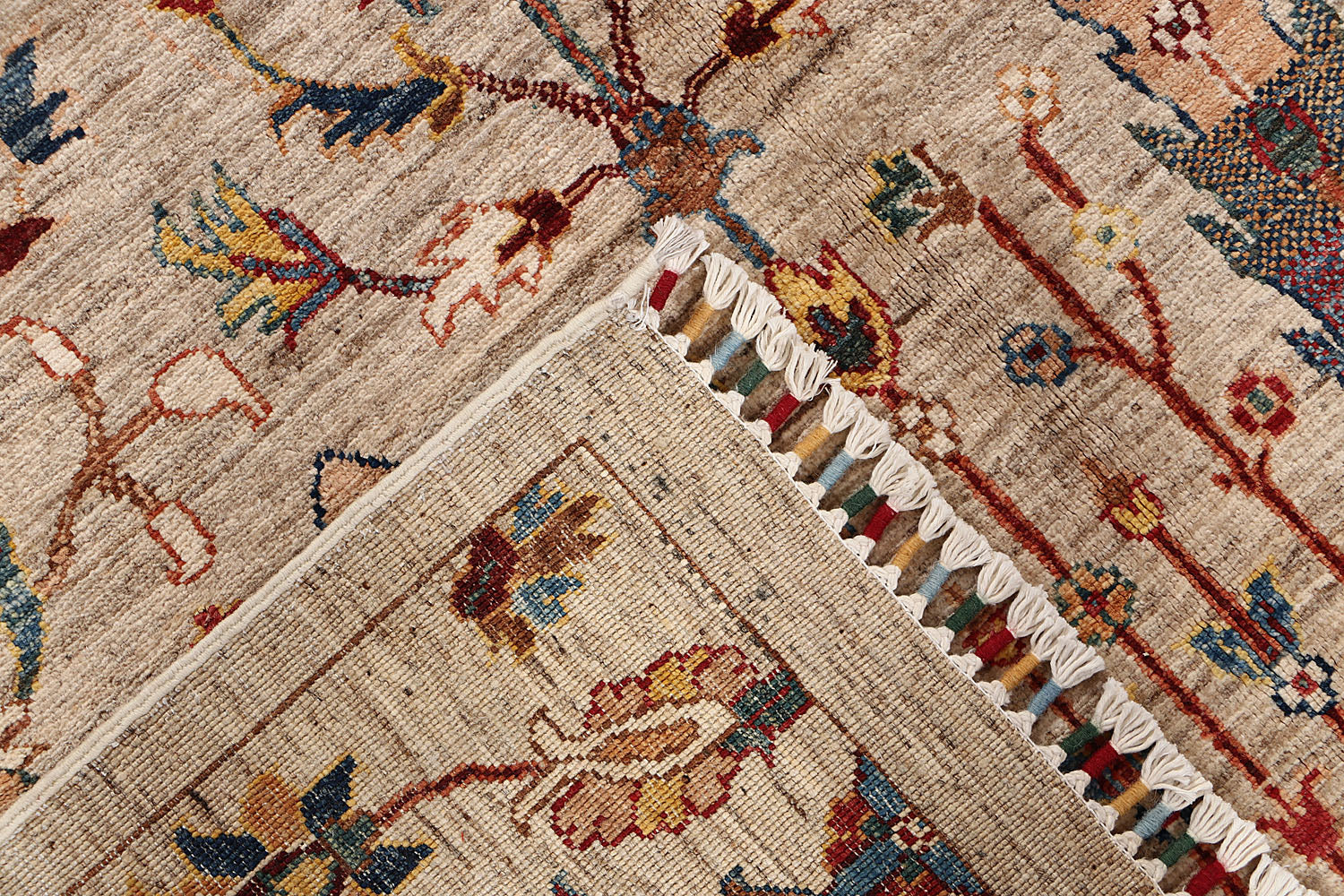 Handmade Persian Rug KHURJEEN