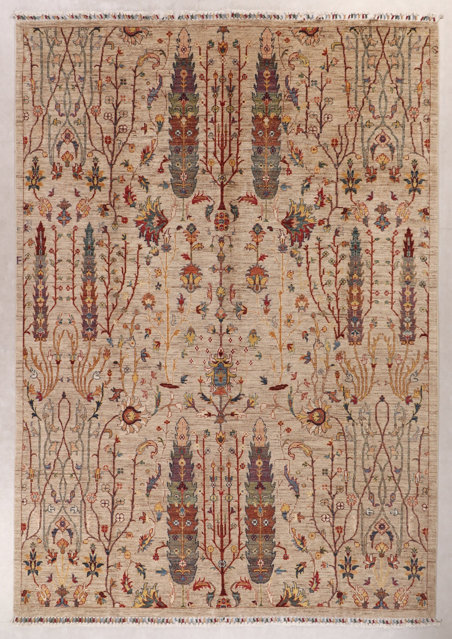 Handmade Persian Rug KHURJEEN