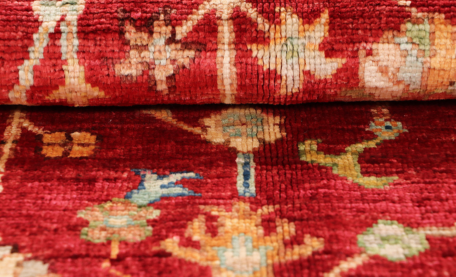 Sultani Persian Hand Knotted Wool Rug Red 2' x 3'