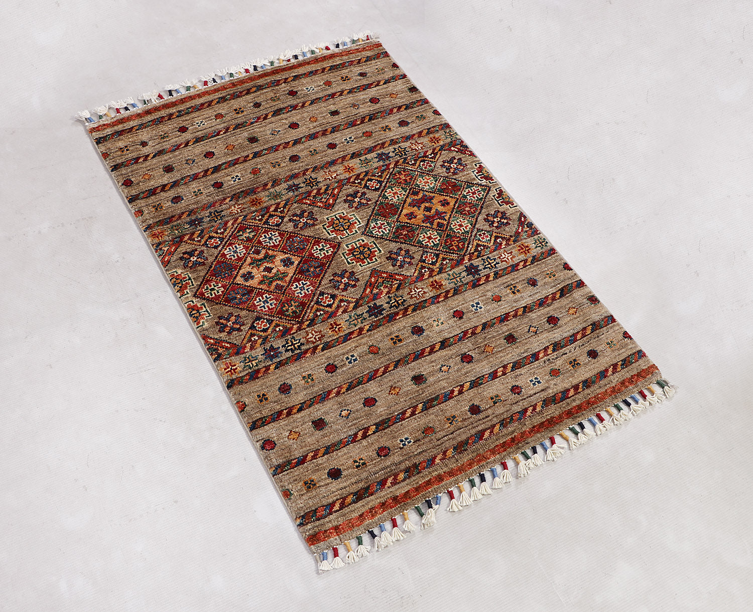 Handmade Persian Rug KHURJEEN