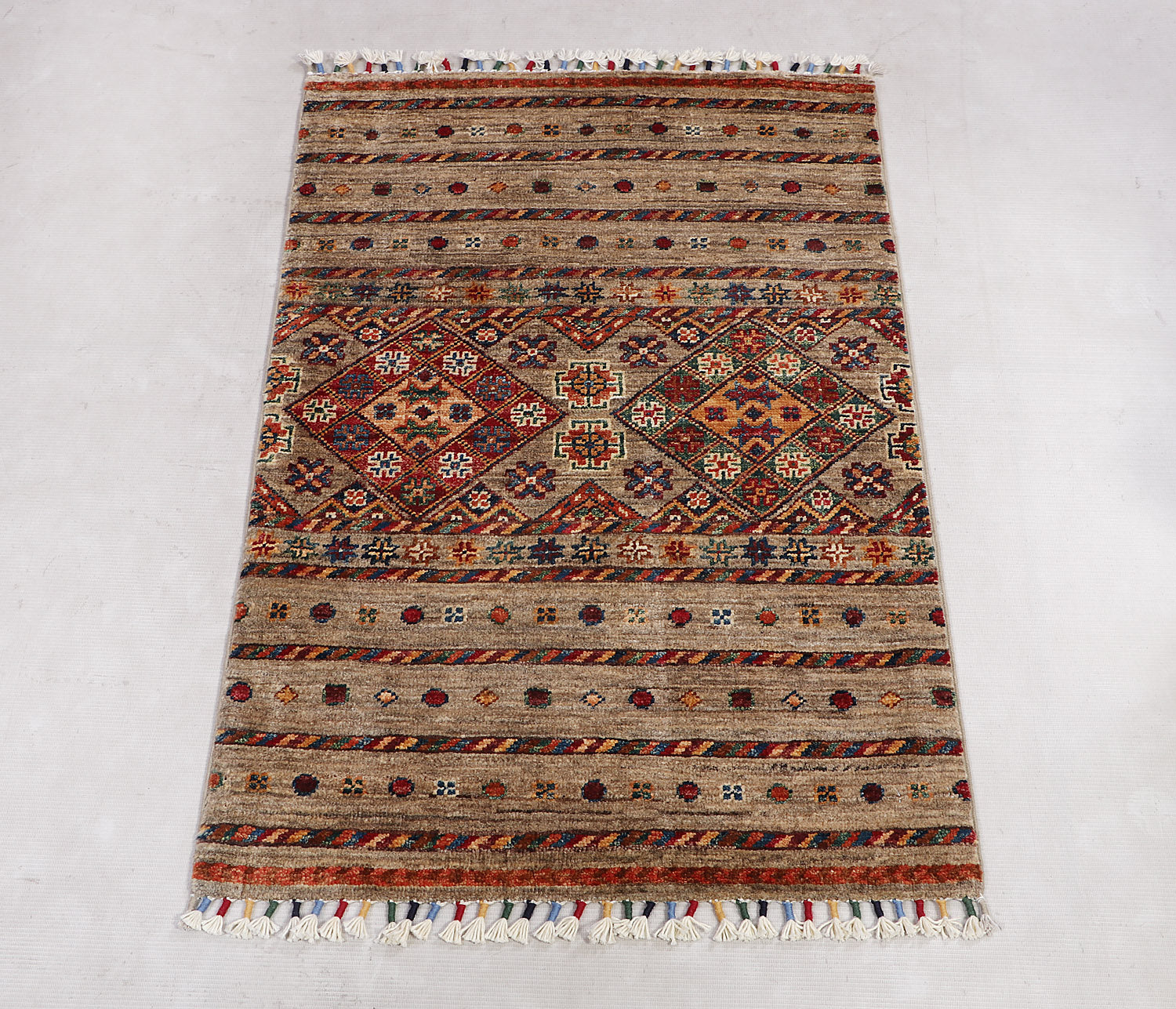Handmade Persian Rug KHURJEEN