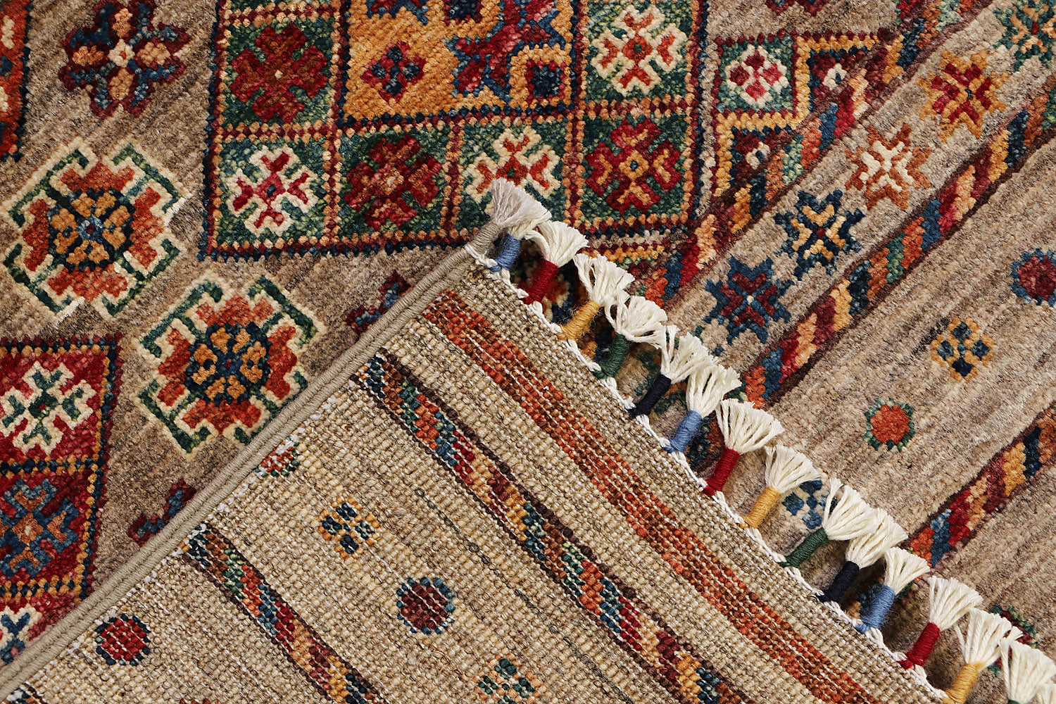 Handmade Persian Rug KHURJEEN