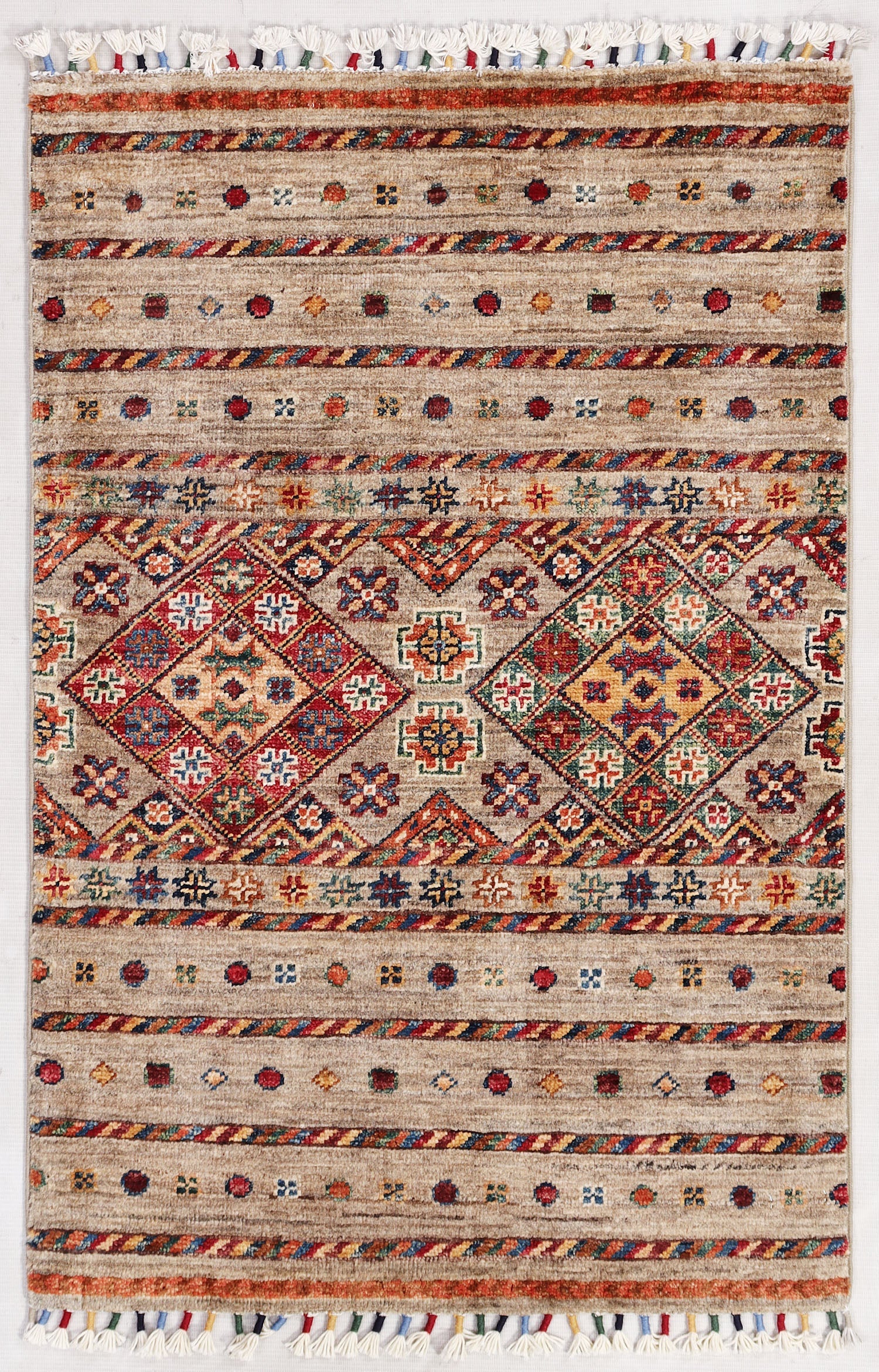 Handmade Persian Rug KHURJEEN