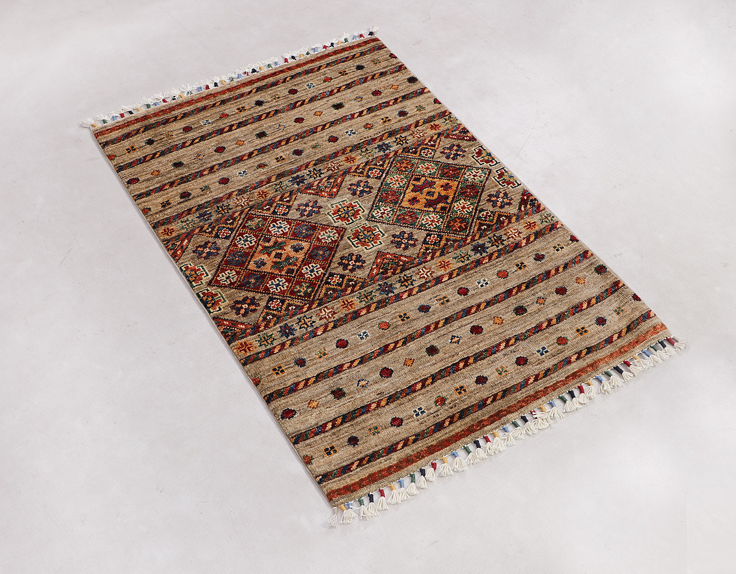 Handmade Persian Rug KHURJEEN