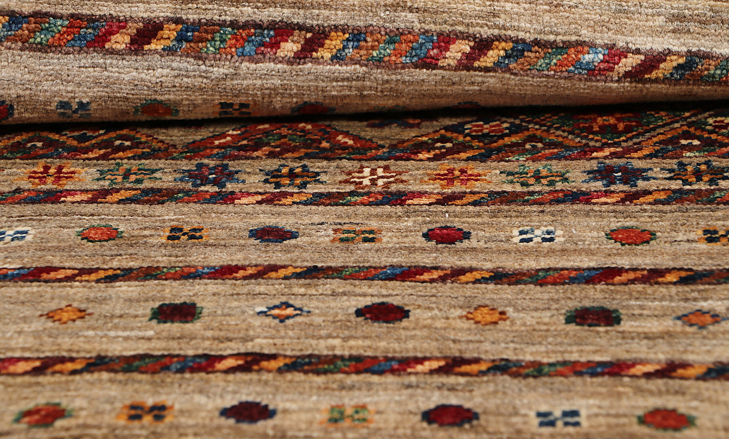 Handmade Persian Rug KHURJEEN