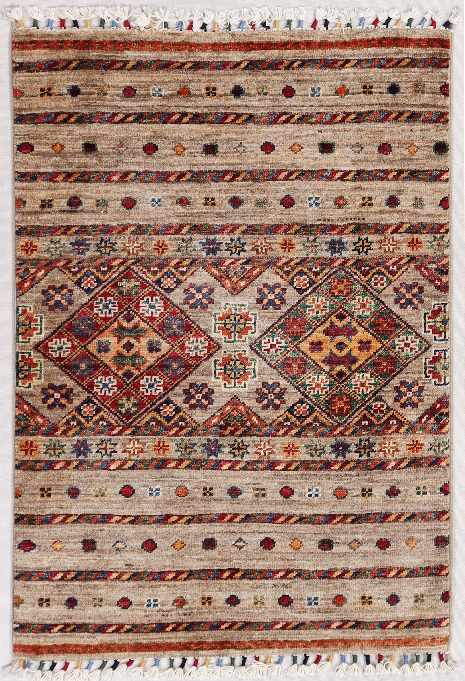 Handmade Persian Rug KHURJEEN