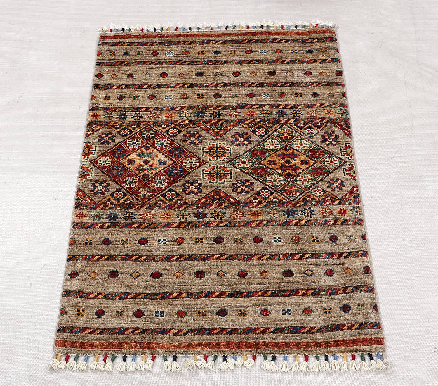 Handmade Persian Rug KHURJEEN