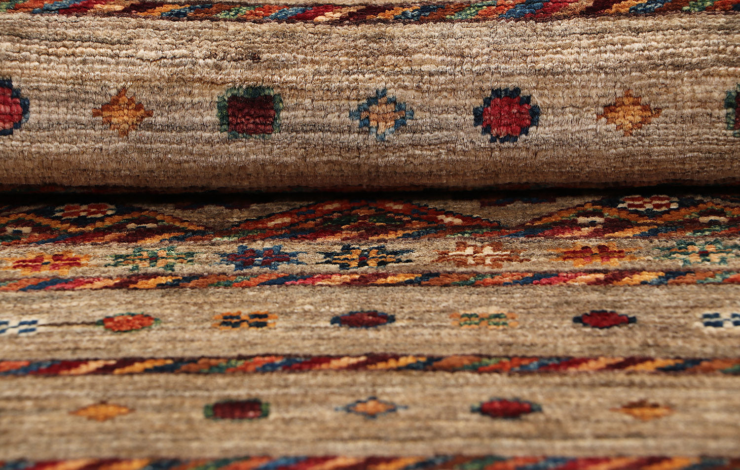 Handmade Persian Rug KHURJEEN