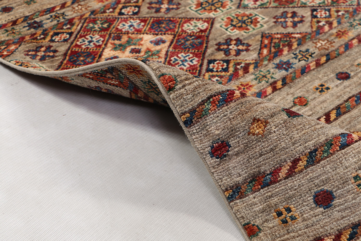 Handmade Persian Rug KHURJEEN