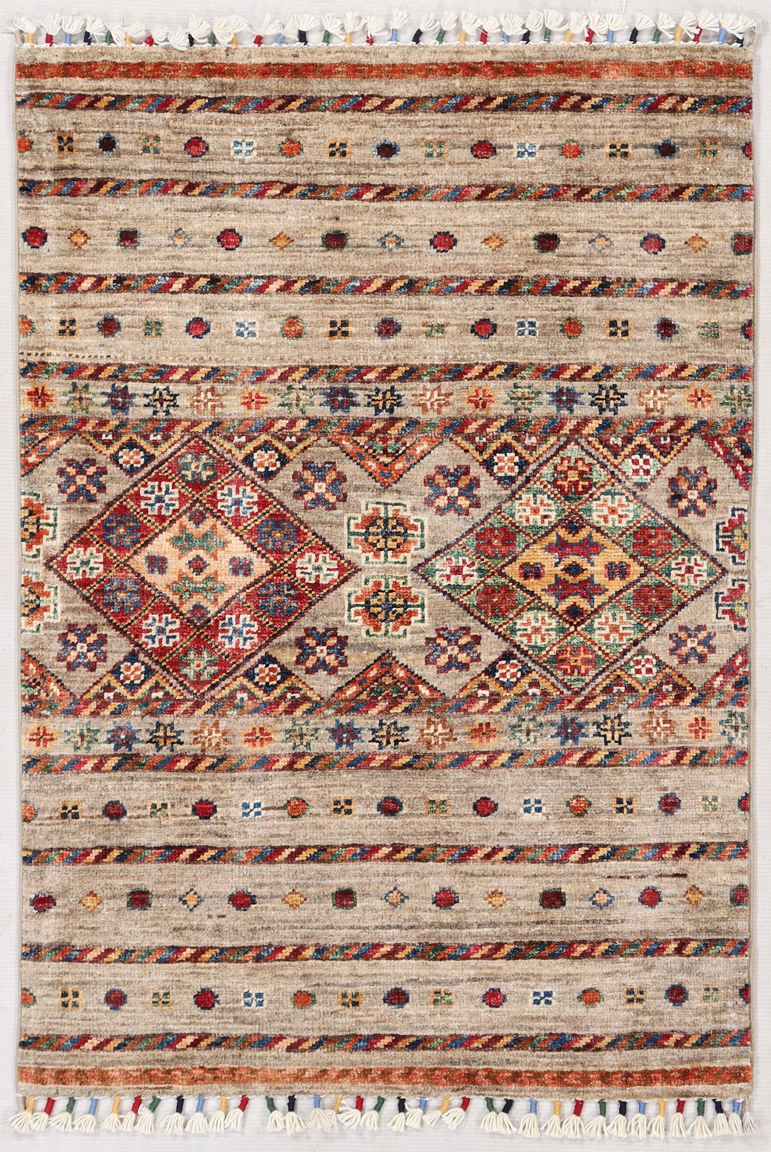 Handmade Persian Rug KHURJEEN