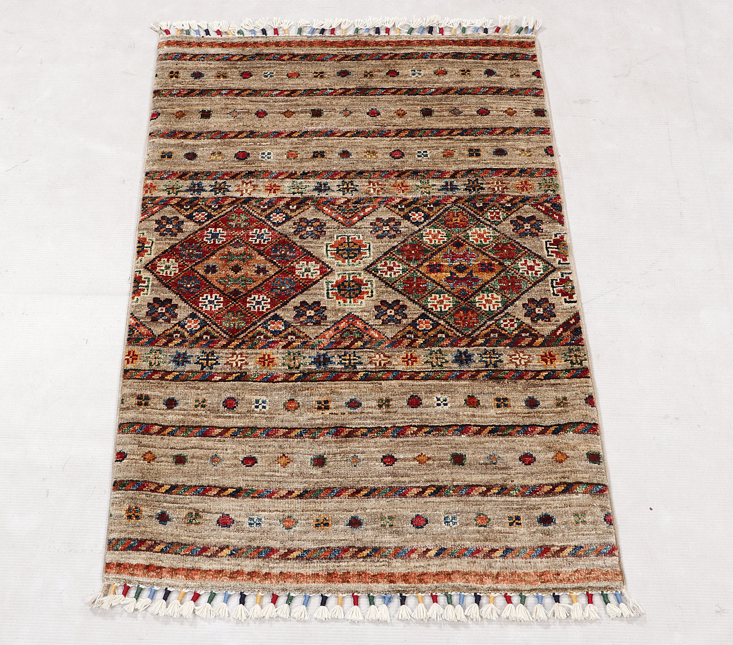 Handmade Persian Rug KHURJEEN
