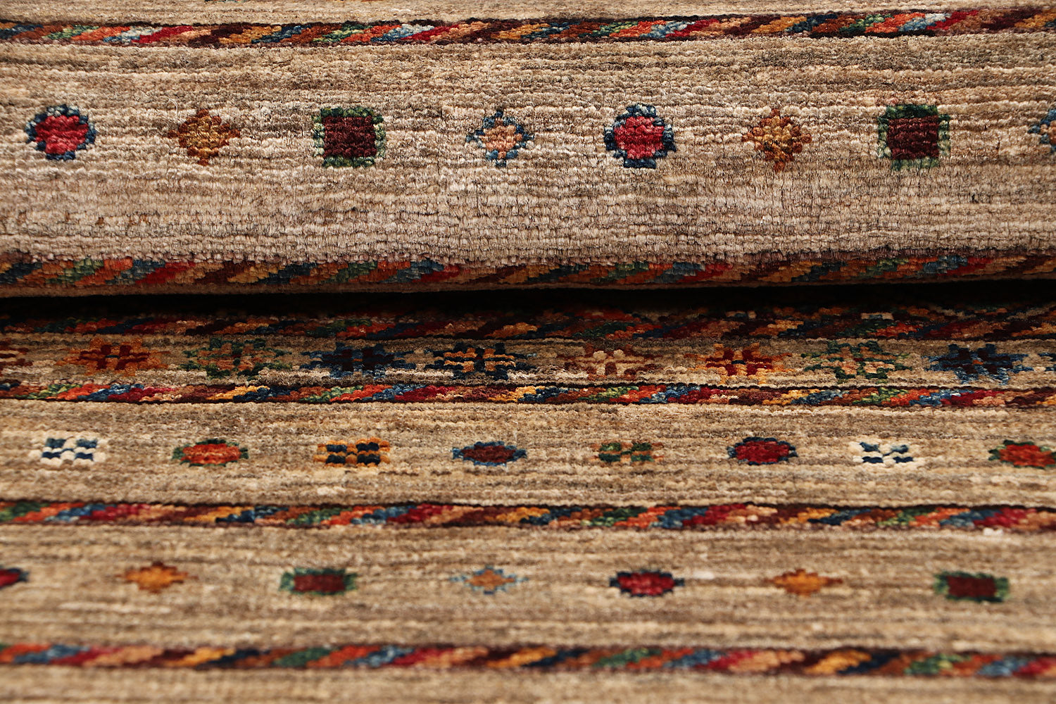 Handmade Persian Rug KHURJEEN