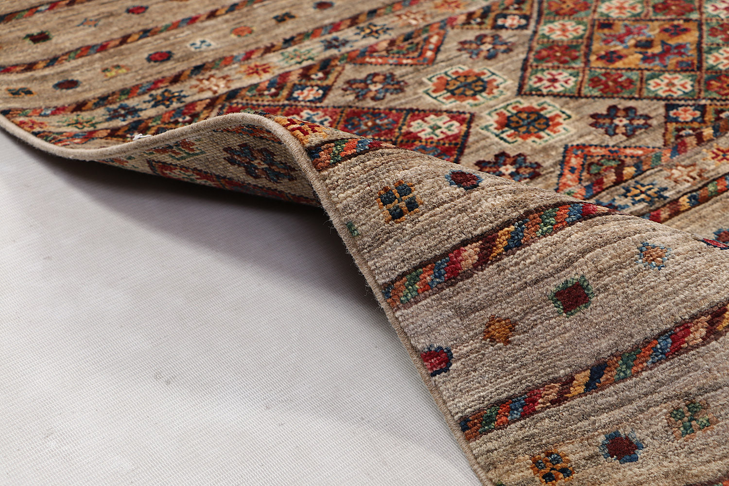 Handmade Persian Rug KHURJEEN