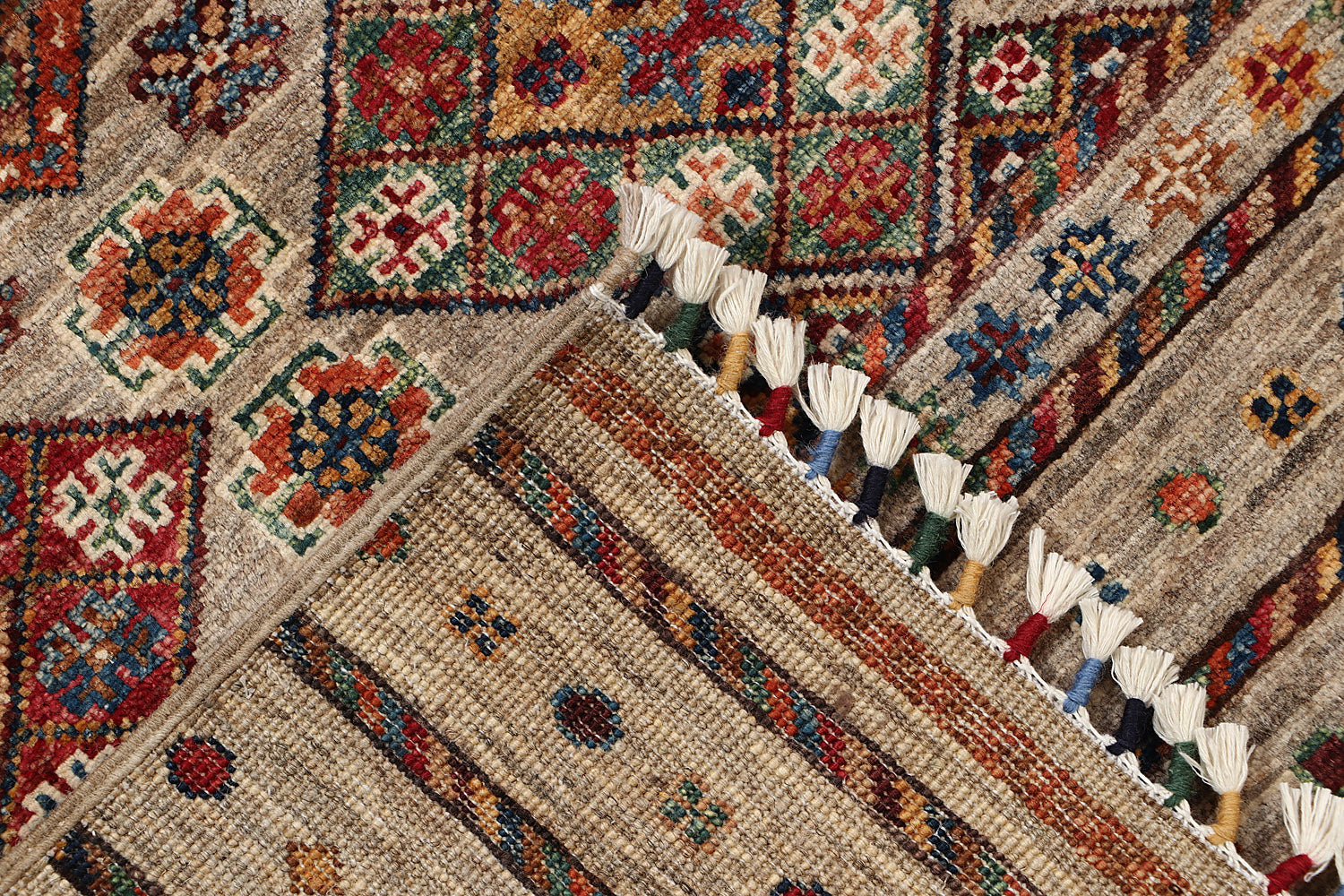 Handmade Persian Rug KHURJEEN