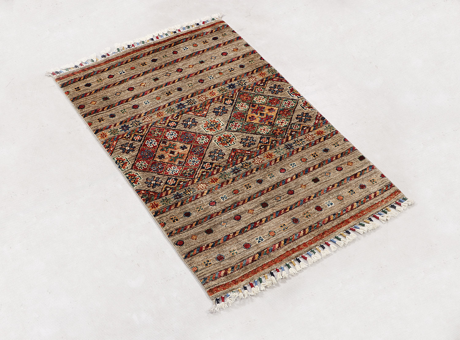 Handmade Persian Rug KHURJEEN