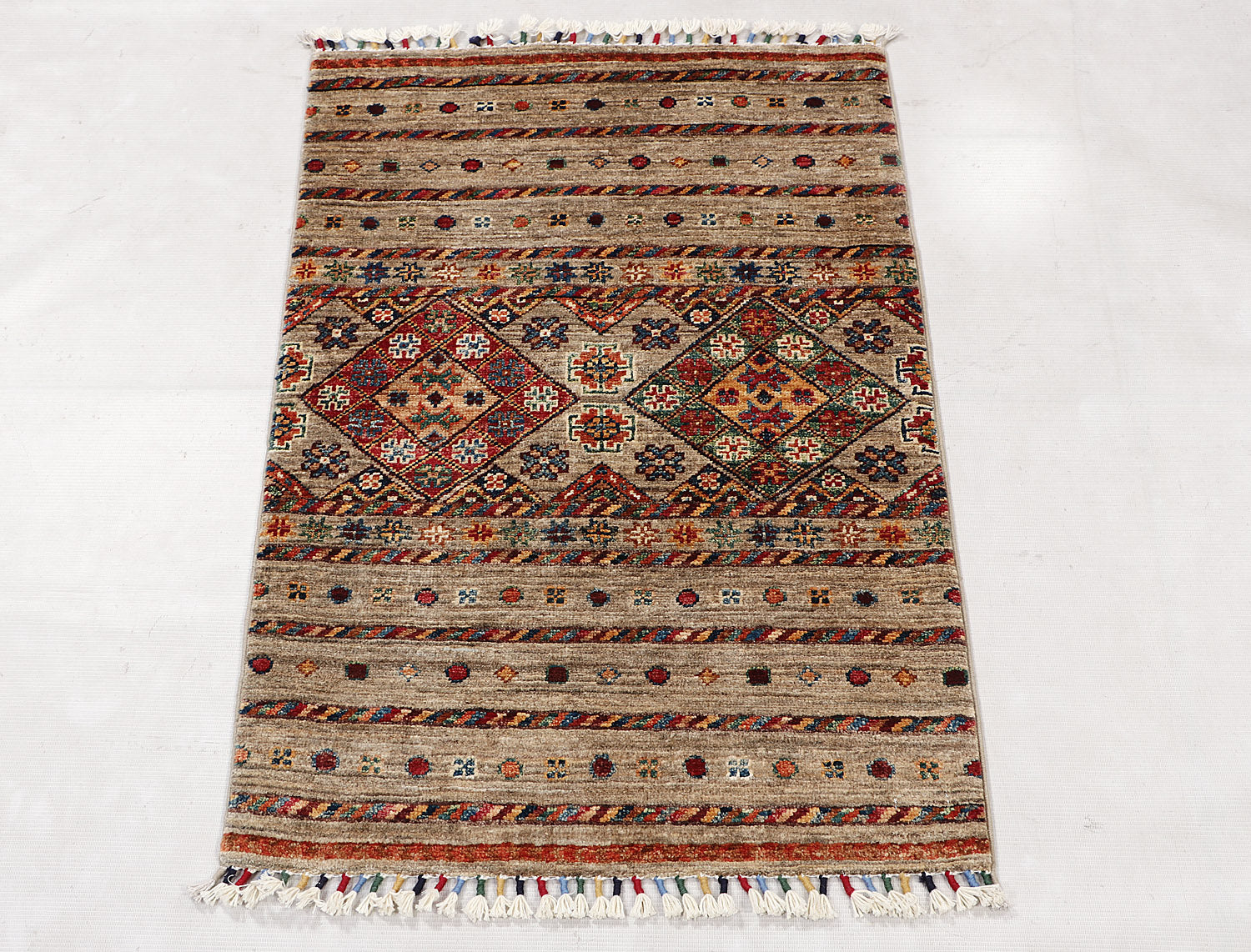 Handmade Persian Rug KHURJEEN