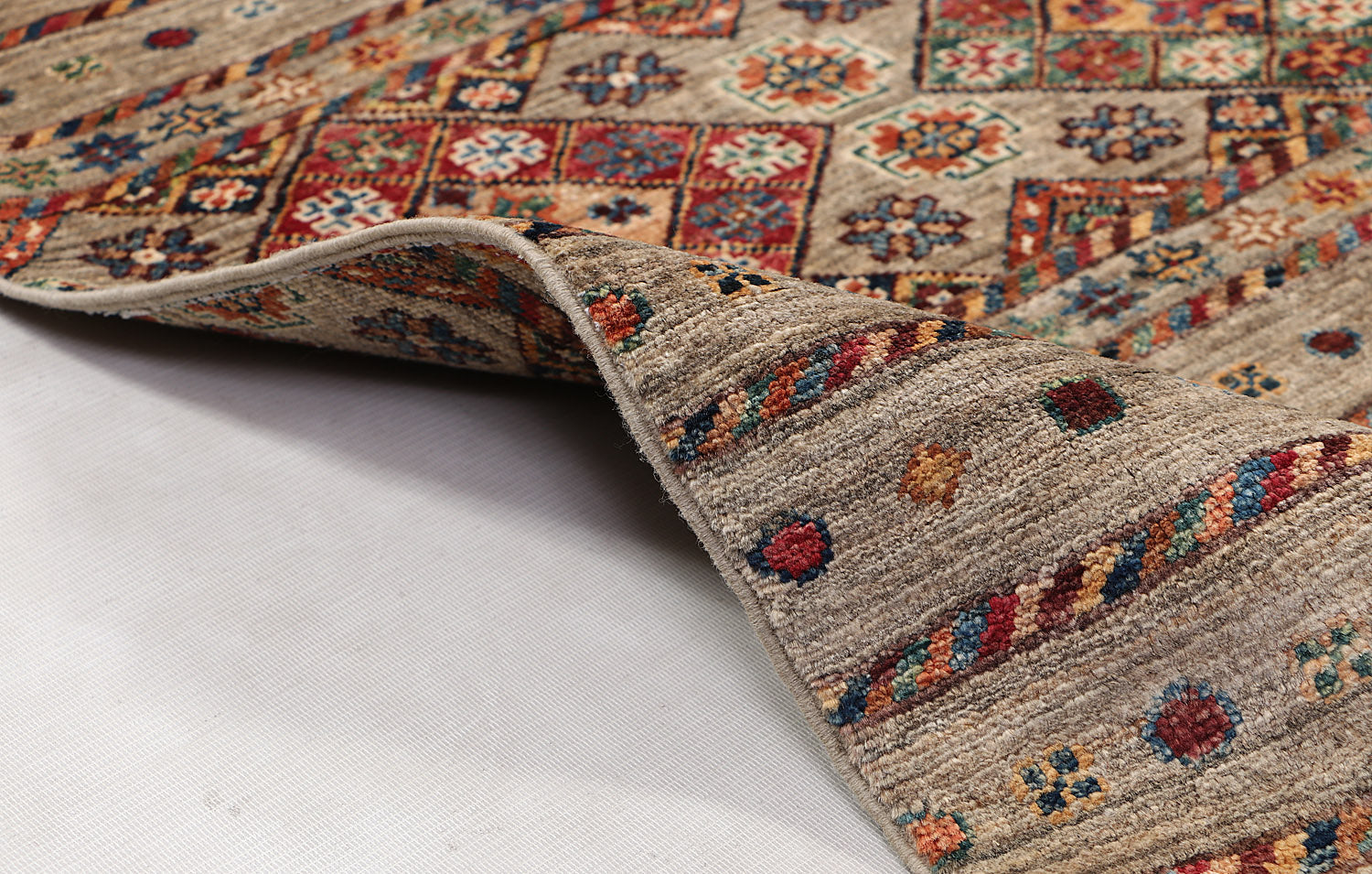 Handmade Persian Rug KHURJEEN