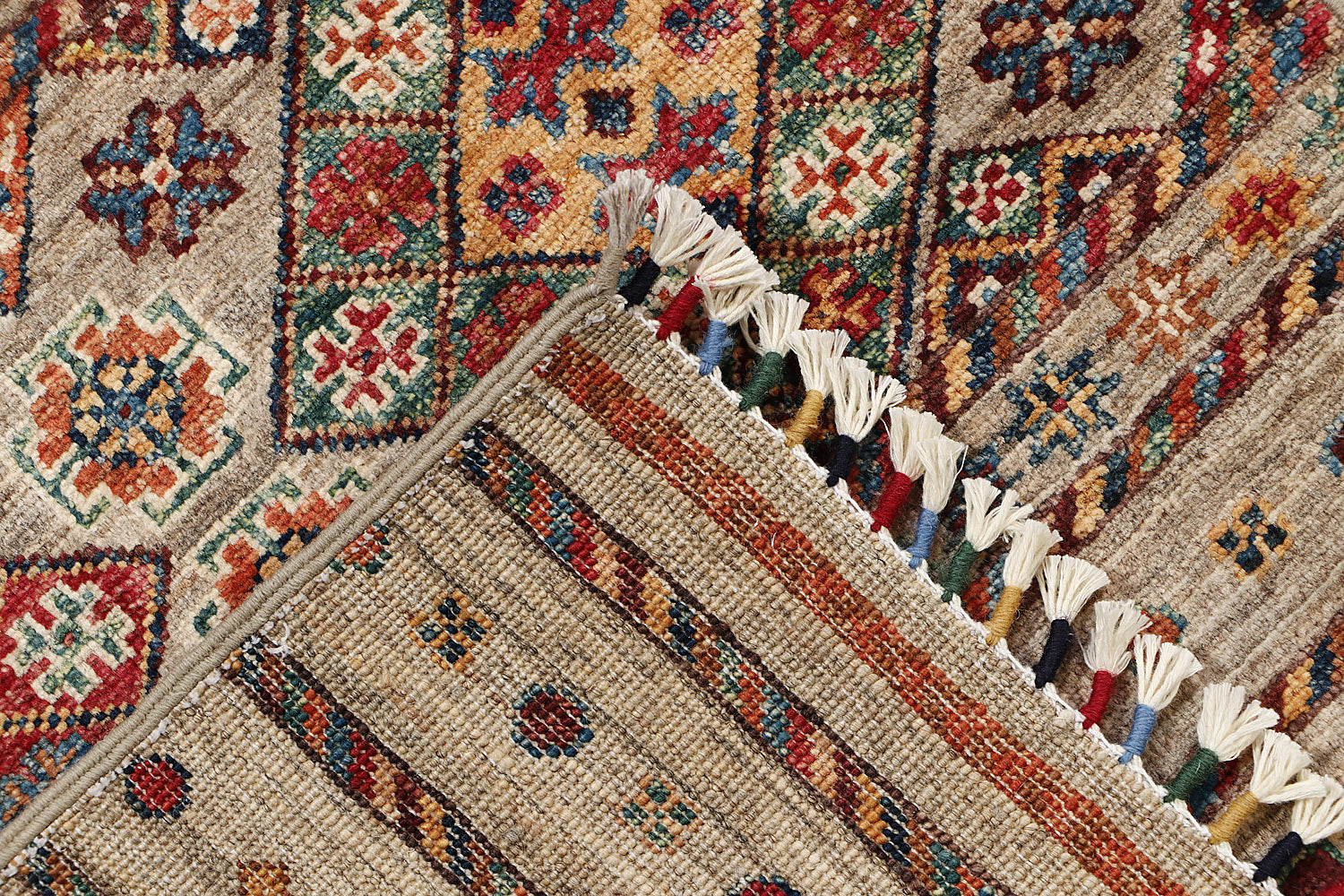 Handmade Persian Rug KHURJEEN