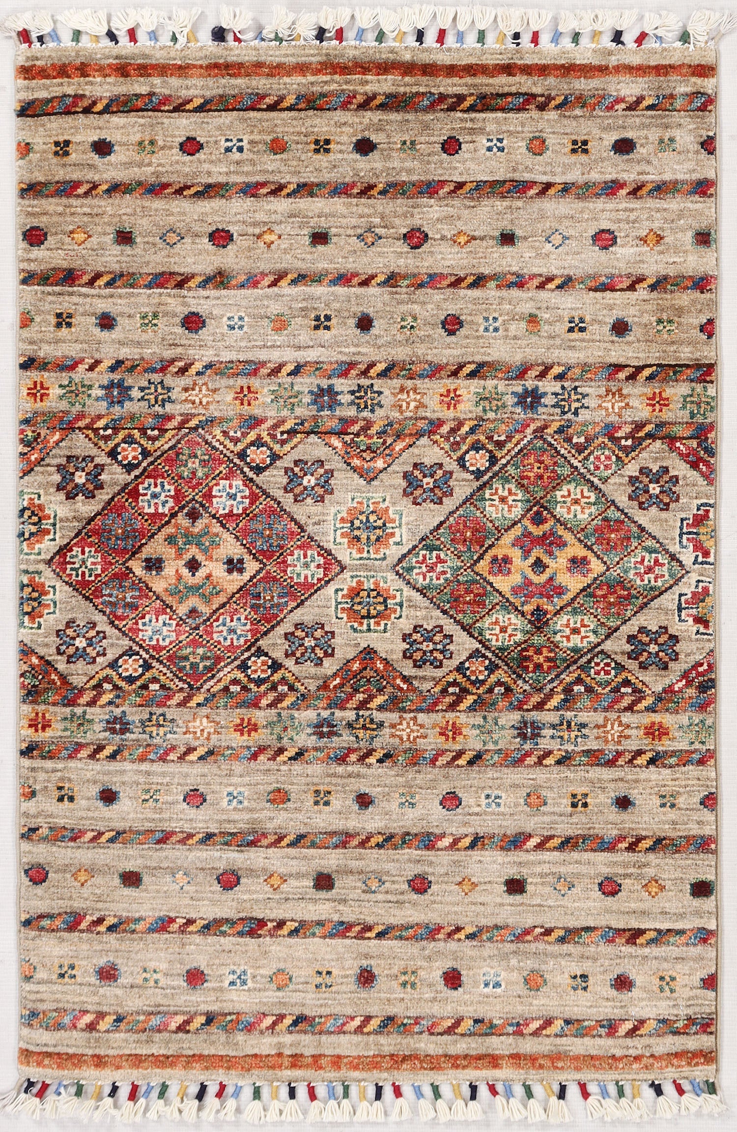 Handmade Persian Rug KHURJEEN