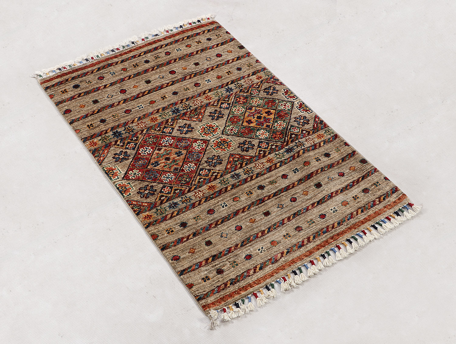 Handmade Persian Rug KHURJEEN